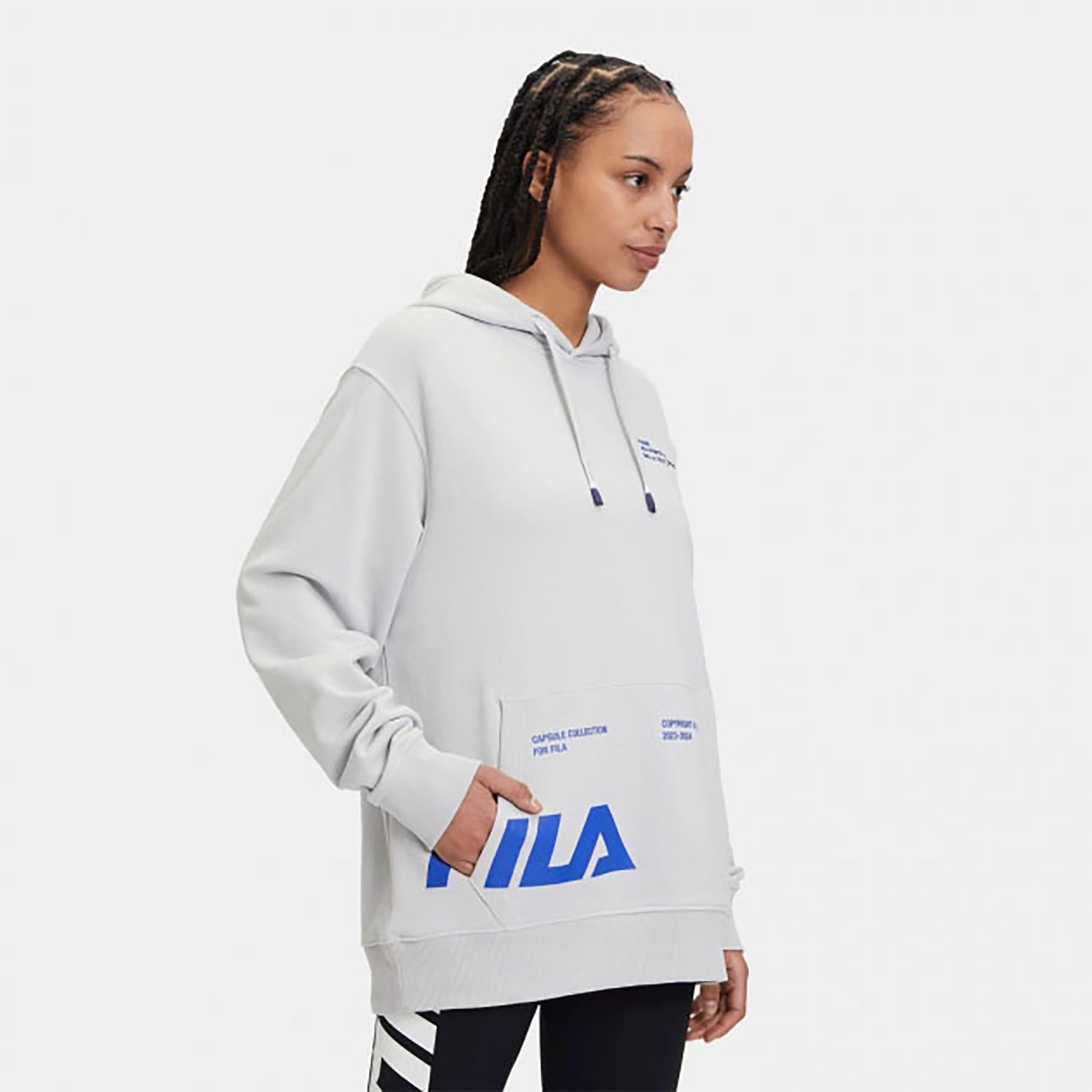 Fila Kapşonlu Sweatshirt Embroidery Detail SU411113