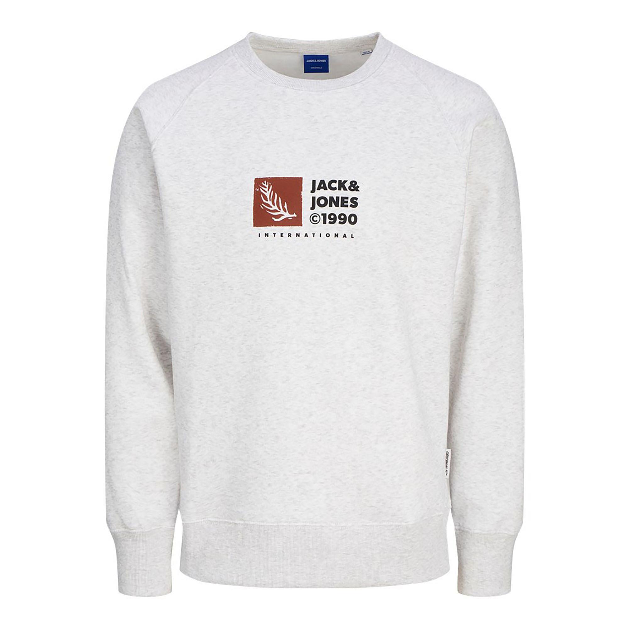 Jack & Jones Erkek Bisiklet Yaka Sweatshirt 12262958