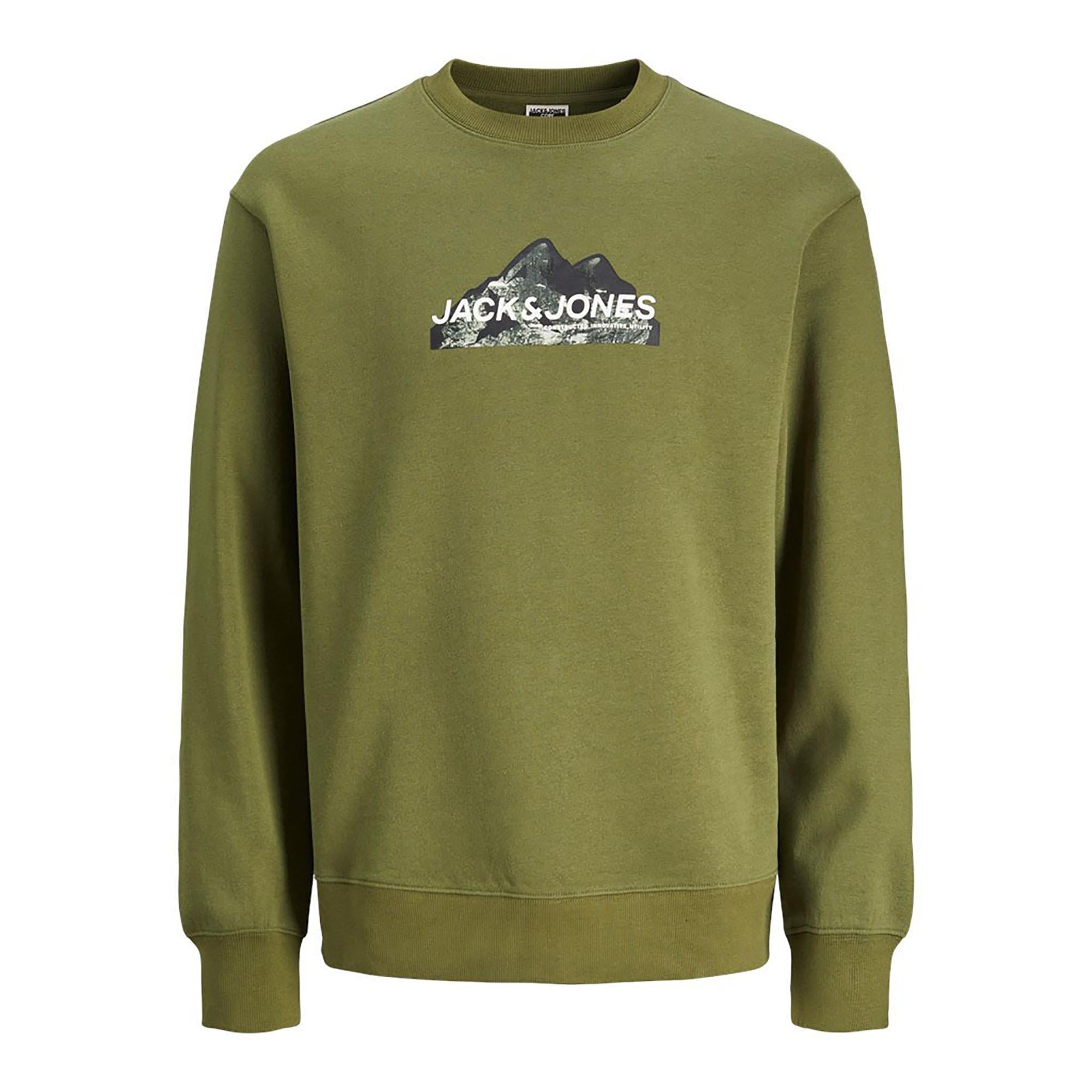 Jack & Jones Erkek Bisiklet Yaka Sweatshirt 12262094