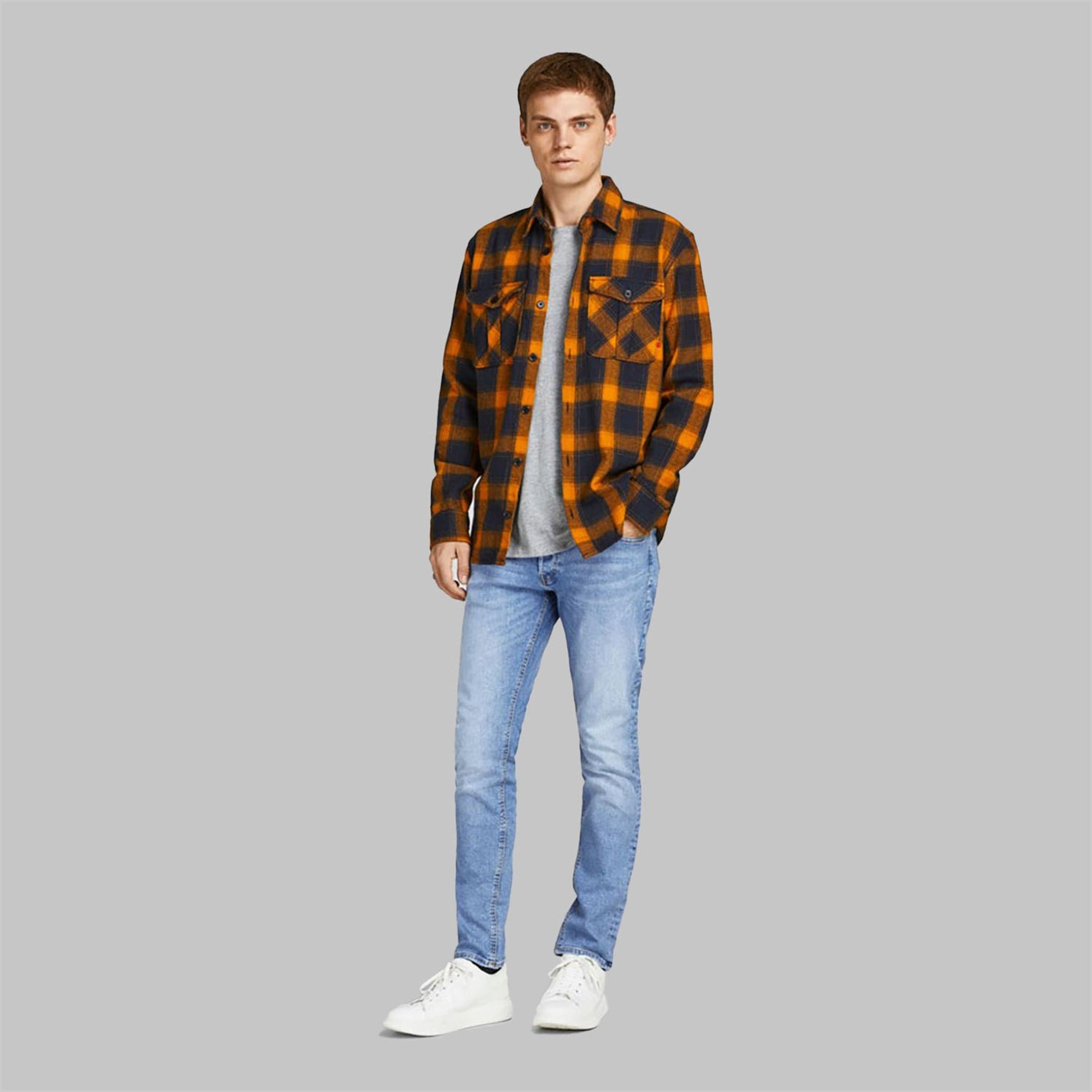 Jack & Jones Erkek Glenn Slim Fit Jeans Pantolon 12203510