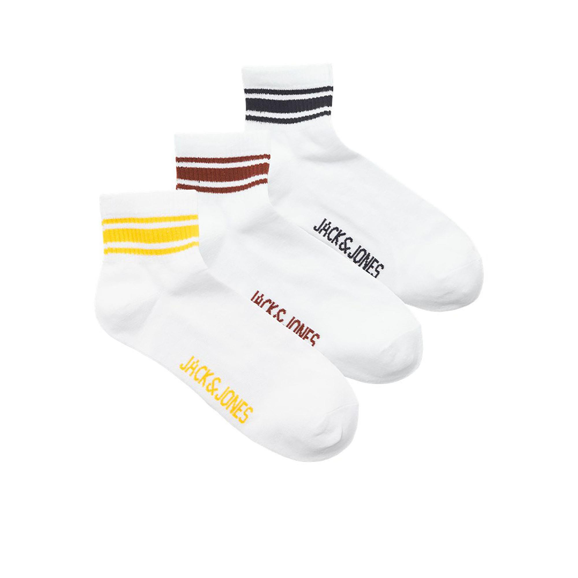 Jack & Jones Erkek  Kısa Çorap 3'lü Paket 12264065