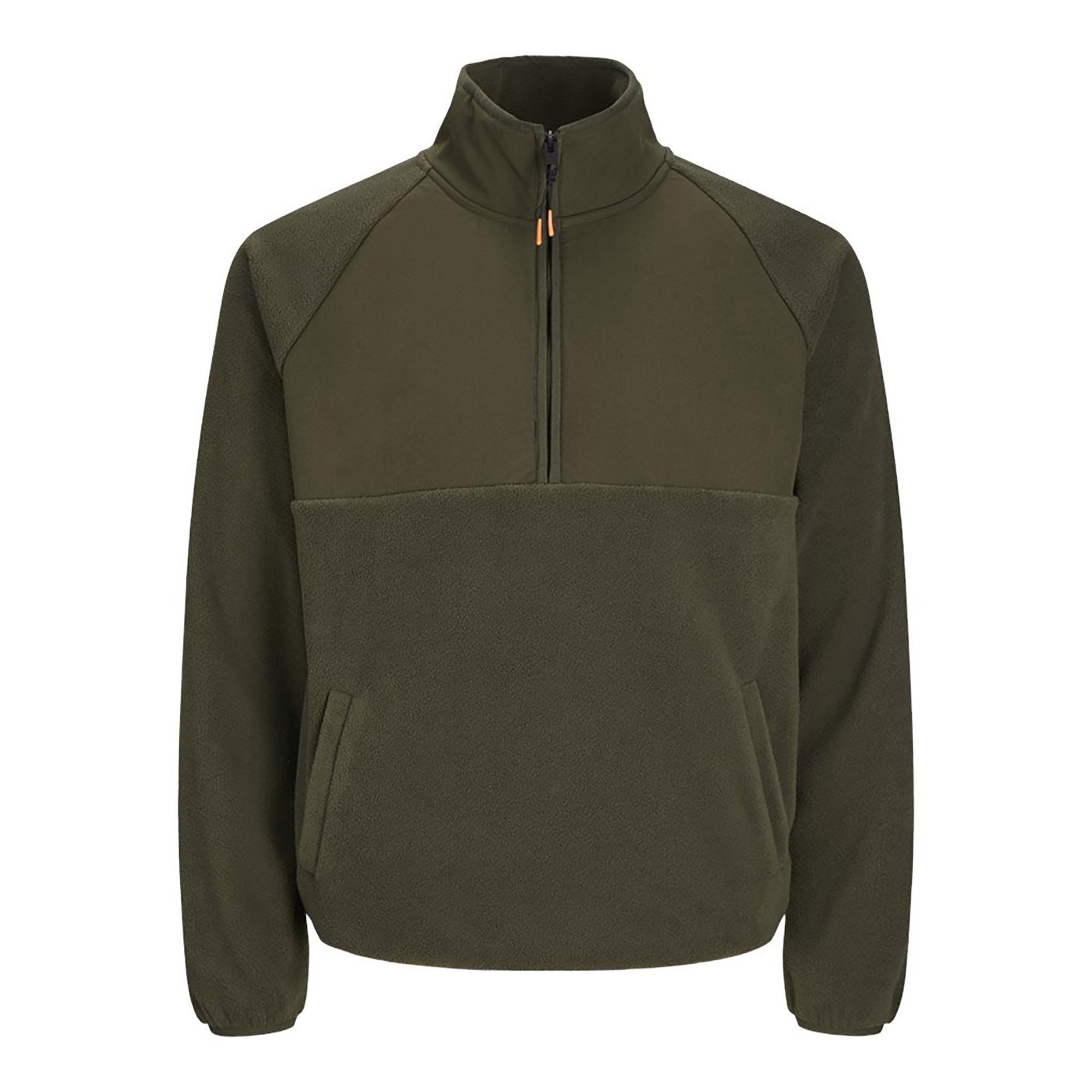 Jack & Jones Erkek Yarım Fermuar Polar Sweatshirt 12260979