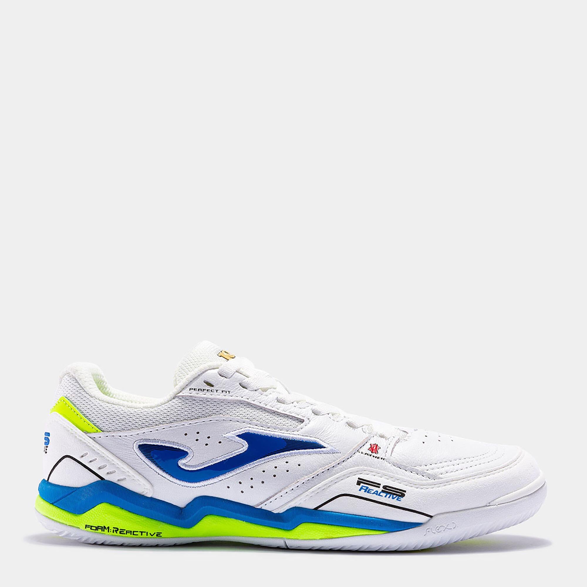 Joma Erkek Futsal Maç Ayakkabı Fs ReActive 2302 White Royal Indoor