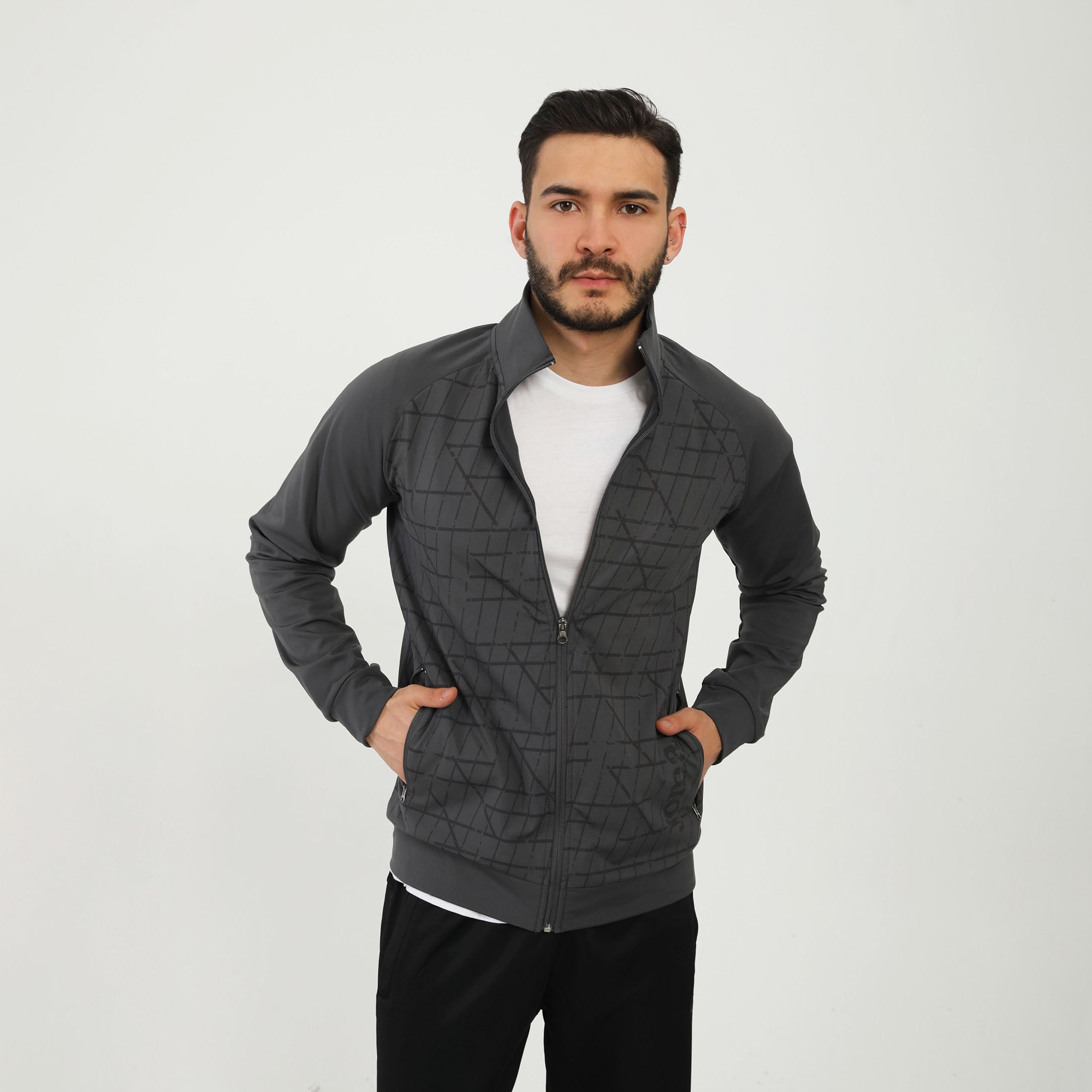 Joma Erkek Günlük Sweatshirt Sweat Full Zip Dark 4231306