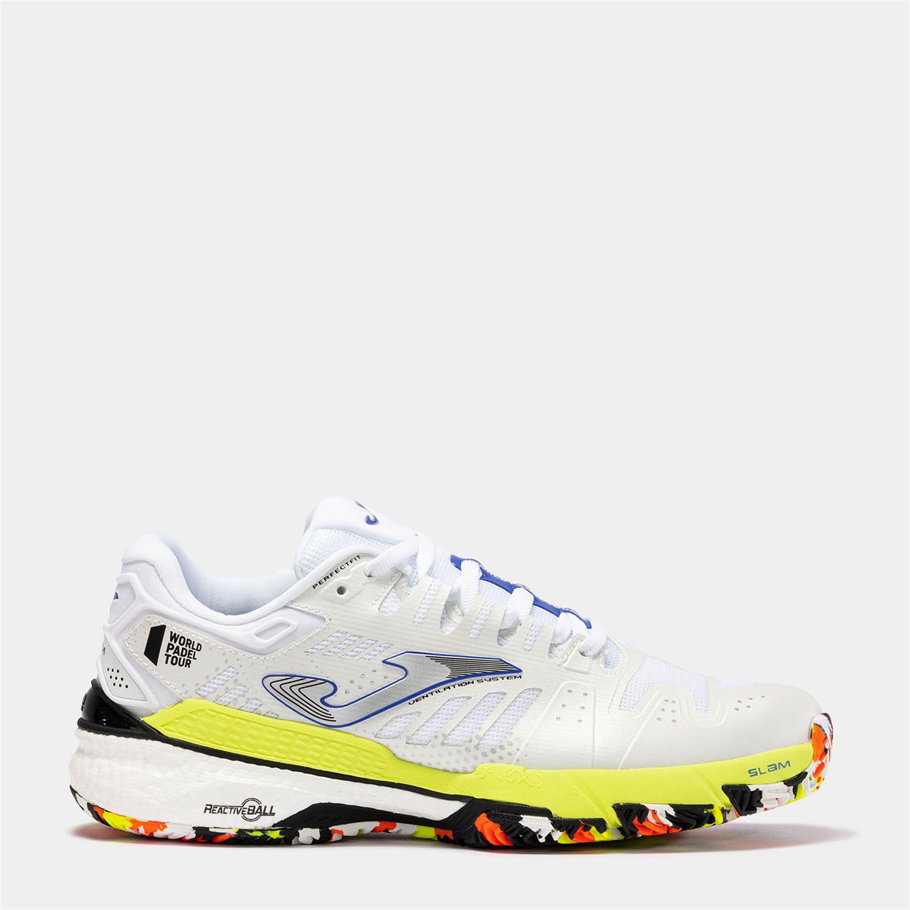 Joma Erkek Tenis Maç Ayakkabı T.Slam 2332 White Lime Tslams2332P