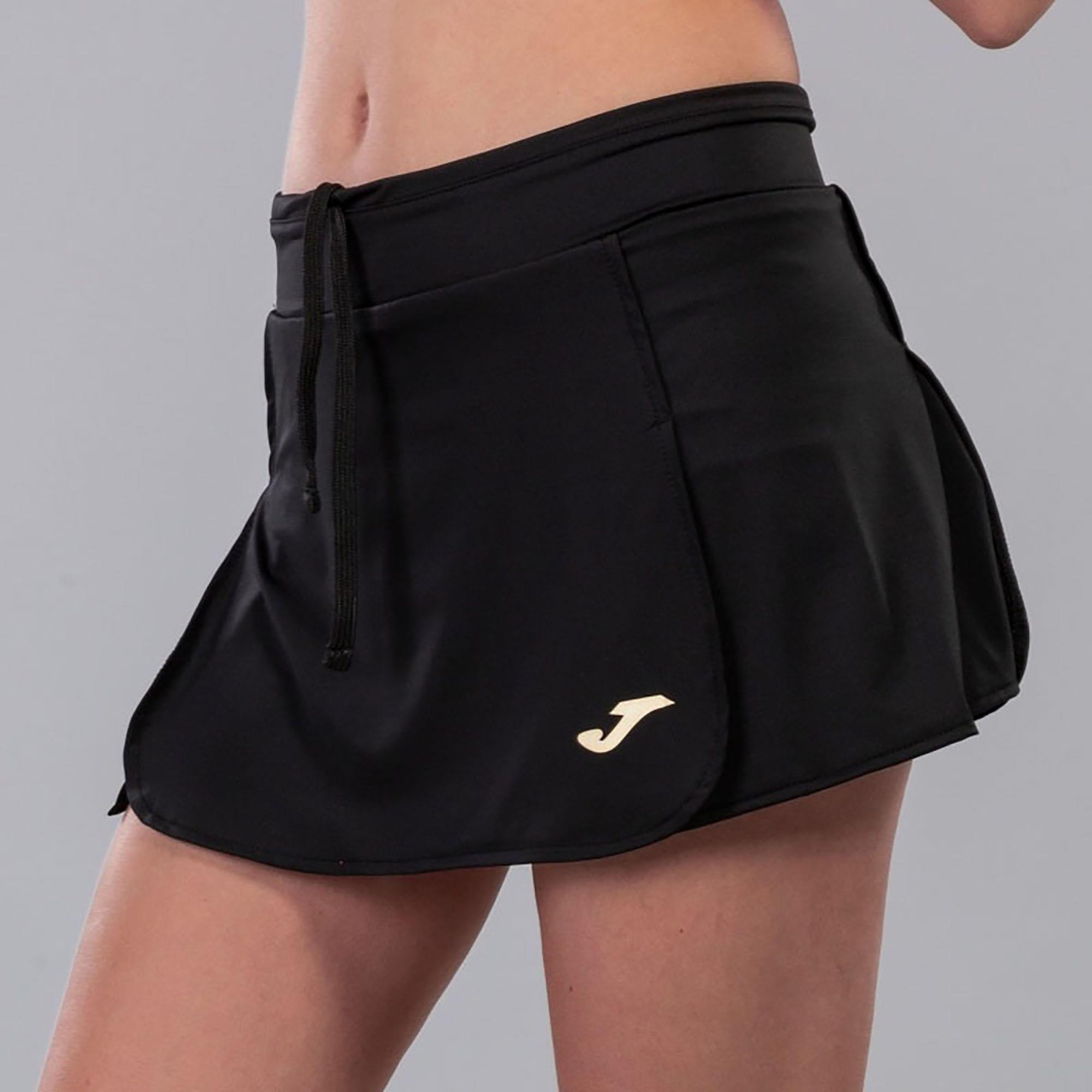 Joma Kadın Tenis Maç Etek Open Black Tennis Skirt 900759.100
