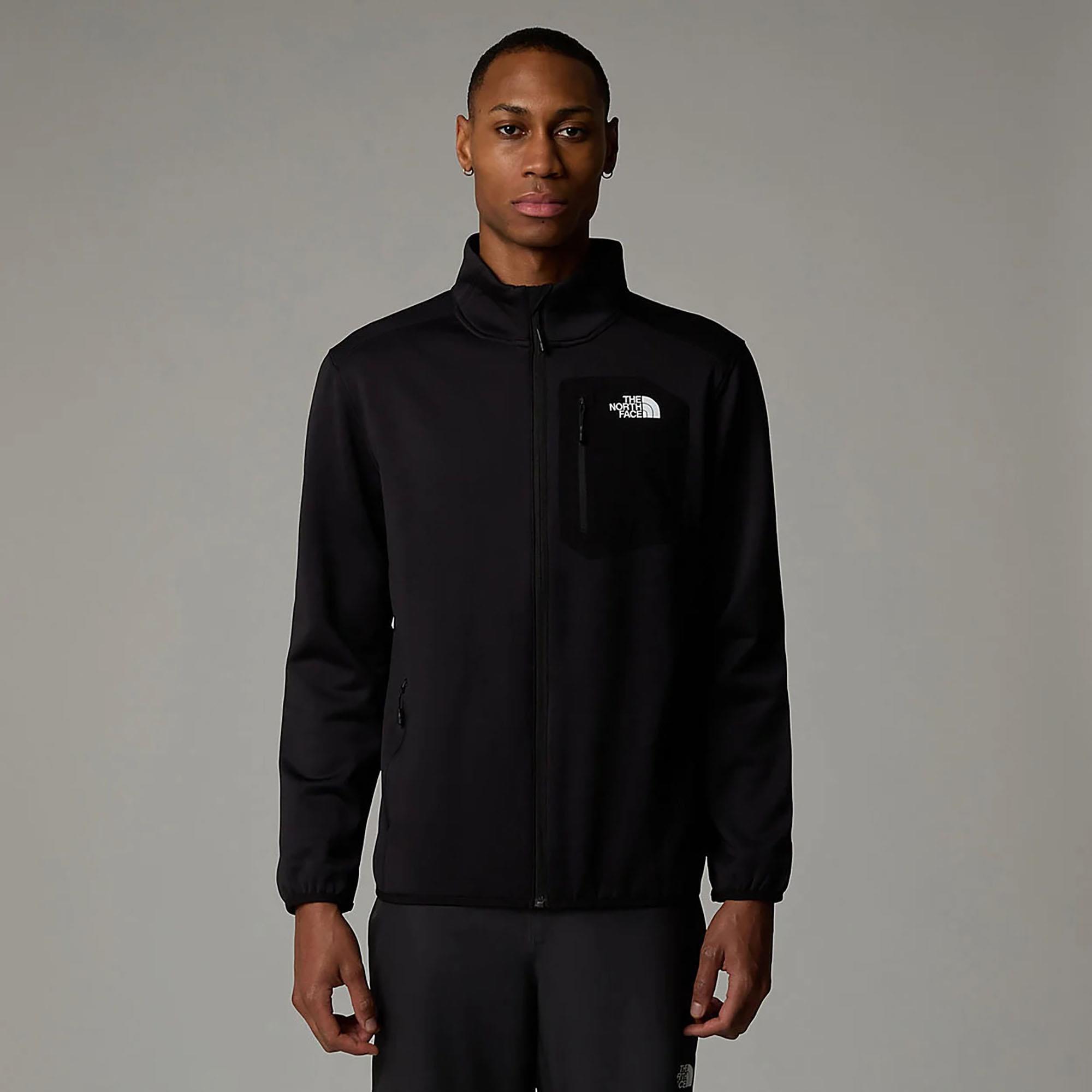 The North Face Erkek Fermuarlı Polarlı Outdoor Sweatshirt Crest Fz Nf0A897Cjk31