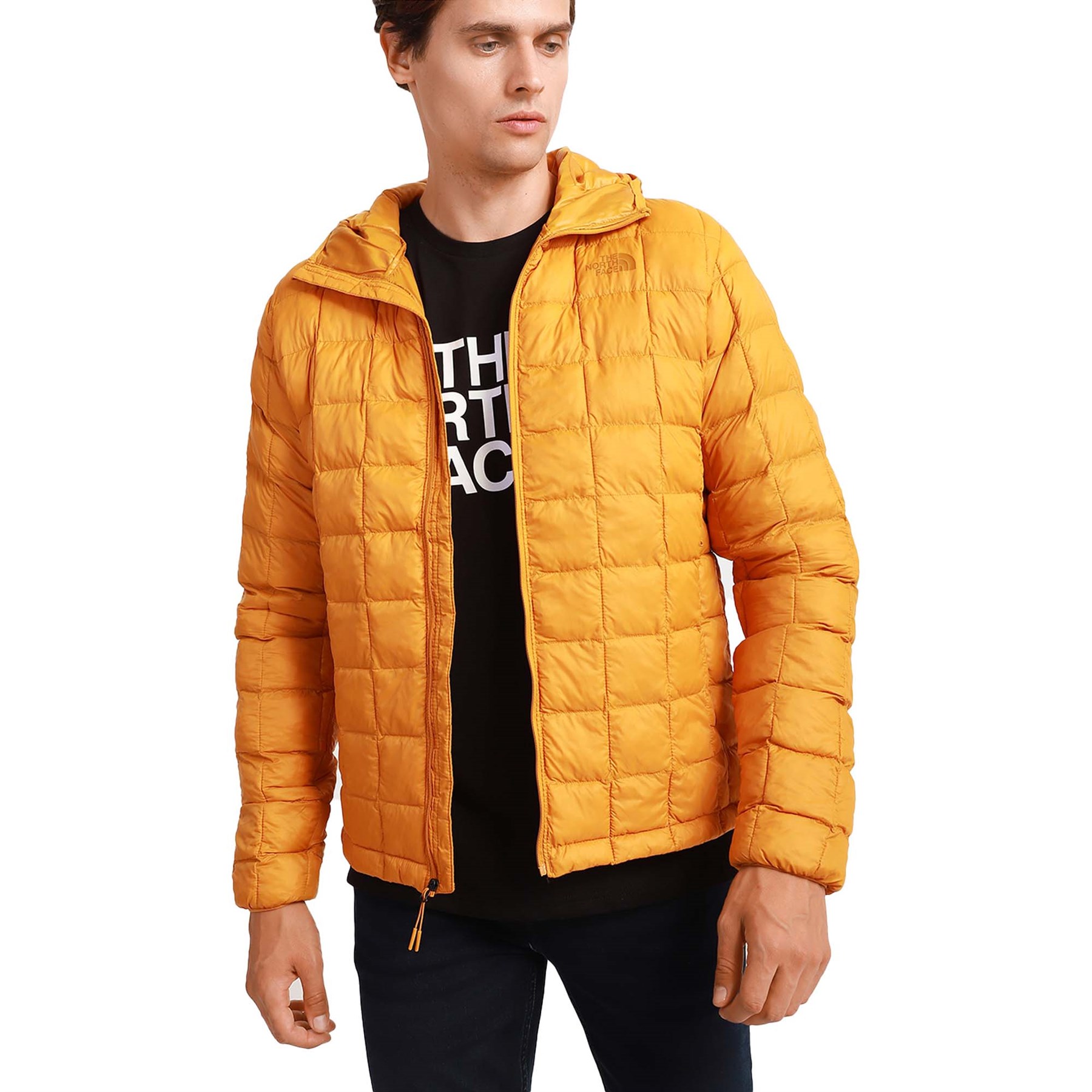 The North Face Erkek Kapşonlu Mont Thermoball Eco Hoodie 2.0 Citrine Nf0A5Glkhbx1