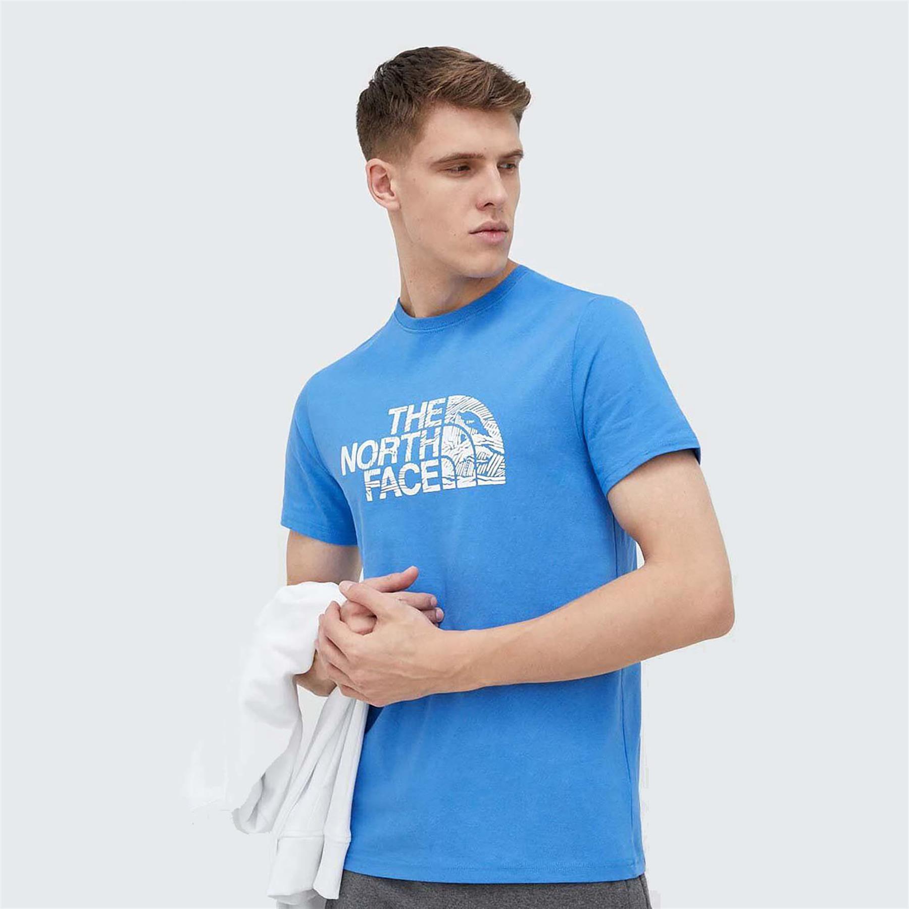 The North Face Erkek T-Shirt S-S Woodcut Dome Tee-Eu Nf0A827Hlv61