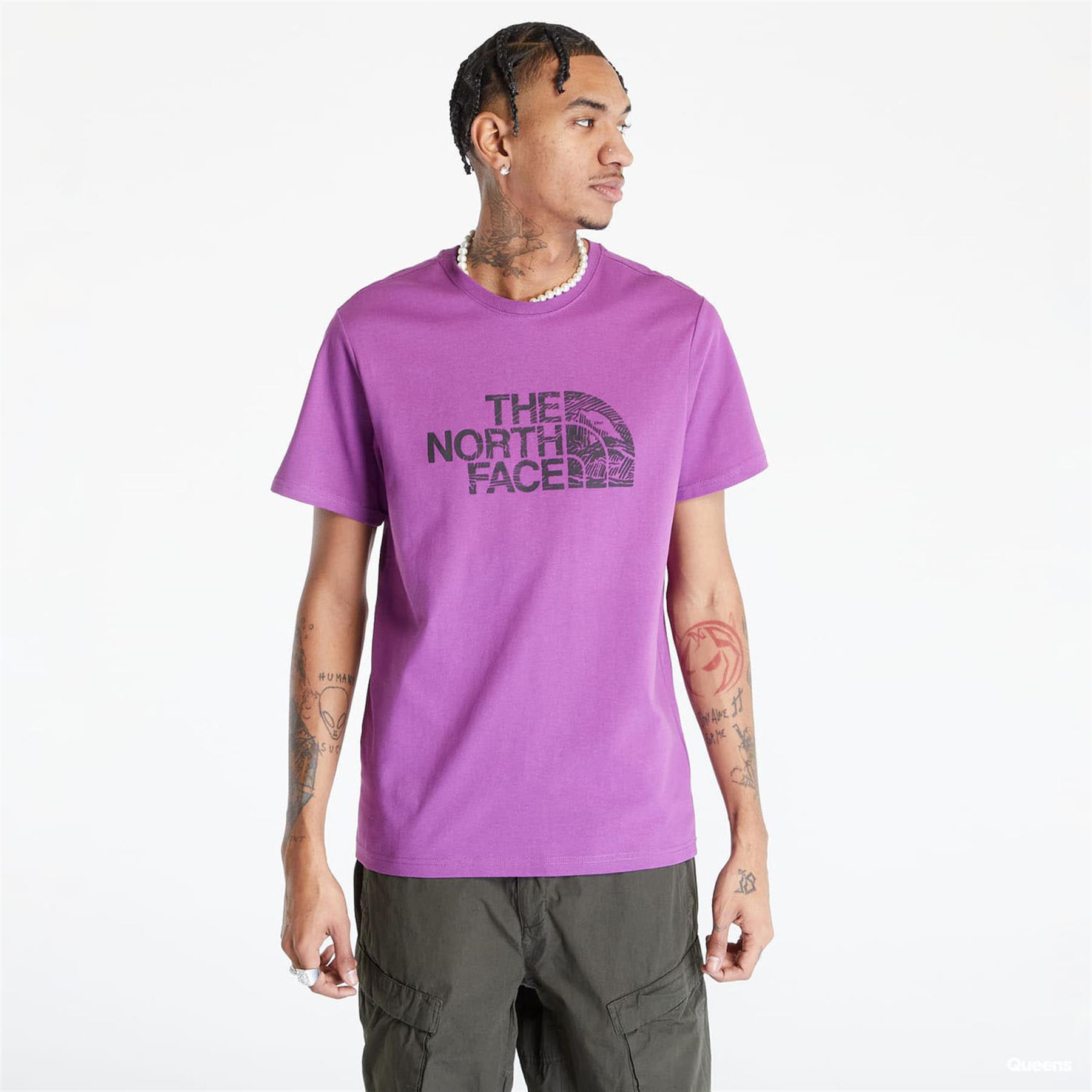 The North Face Erkek T-Shirt S-S Woodcut Dome Tee-Eu Nf0A827Hlv11