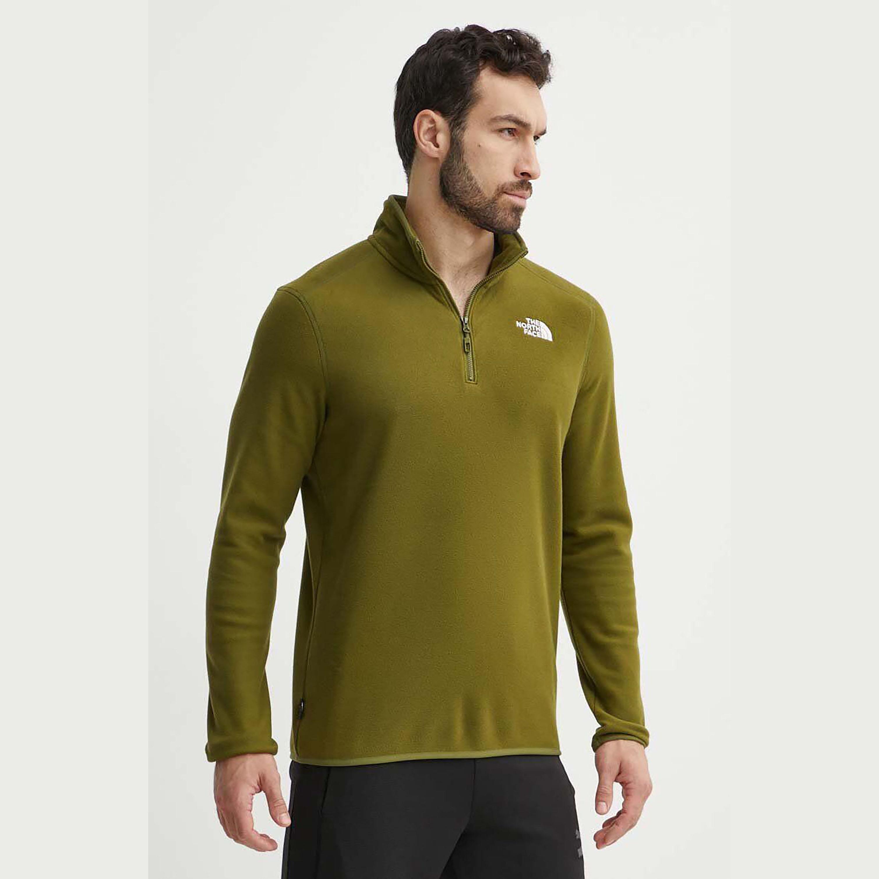 The North Face Erkek Yarım Fermuar Sweatshirt 100 Glacier 1-4 Zip Nf0A855Wpıb1