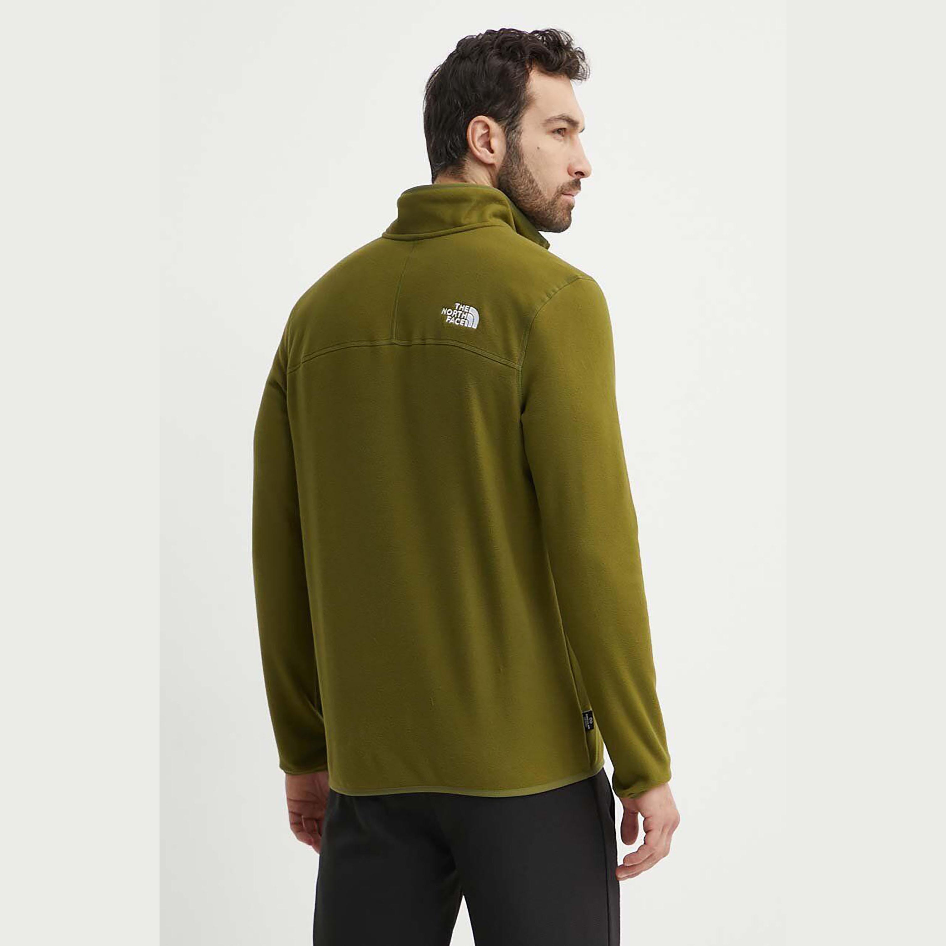 The North Face Erkek Yarım Fermuar Sweatshirt 100 Glacier 1-4 Zip