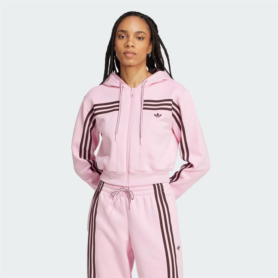 Adidas Kadın Günlük Kapşonlu Sweatshirt Shrt Fz Fl Hood Jn7665