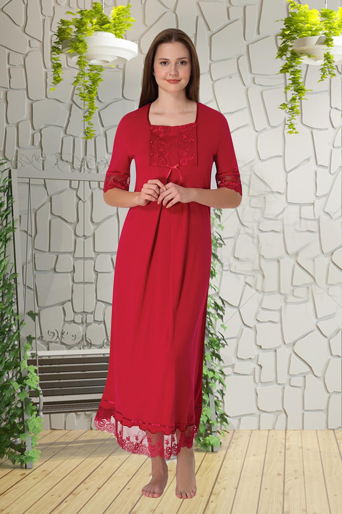 Effortt 6033 Fusya Dantelli Lohusa Gecelik