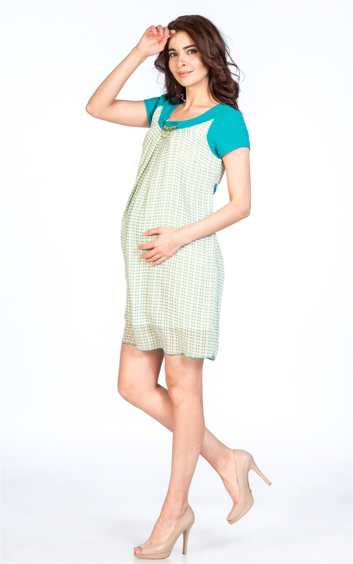 Busa Maternity Dress Green