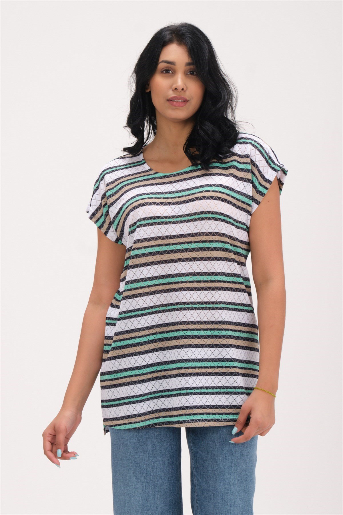 Busa Maternity Oversize T-Shirt Navy BLUE