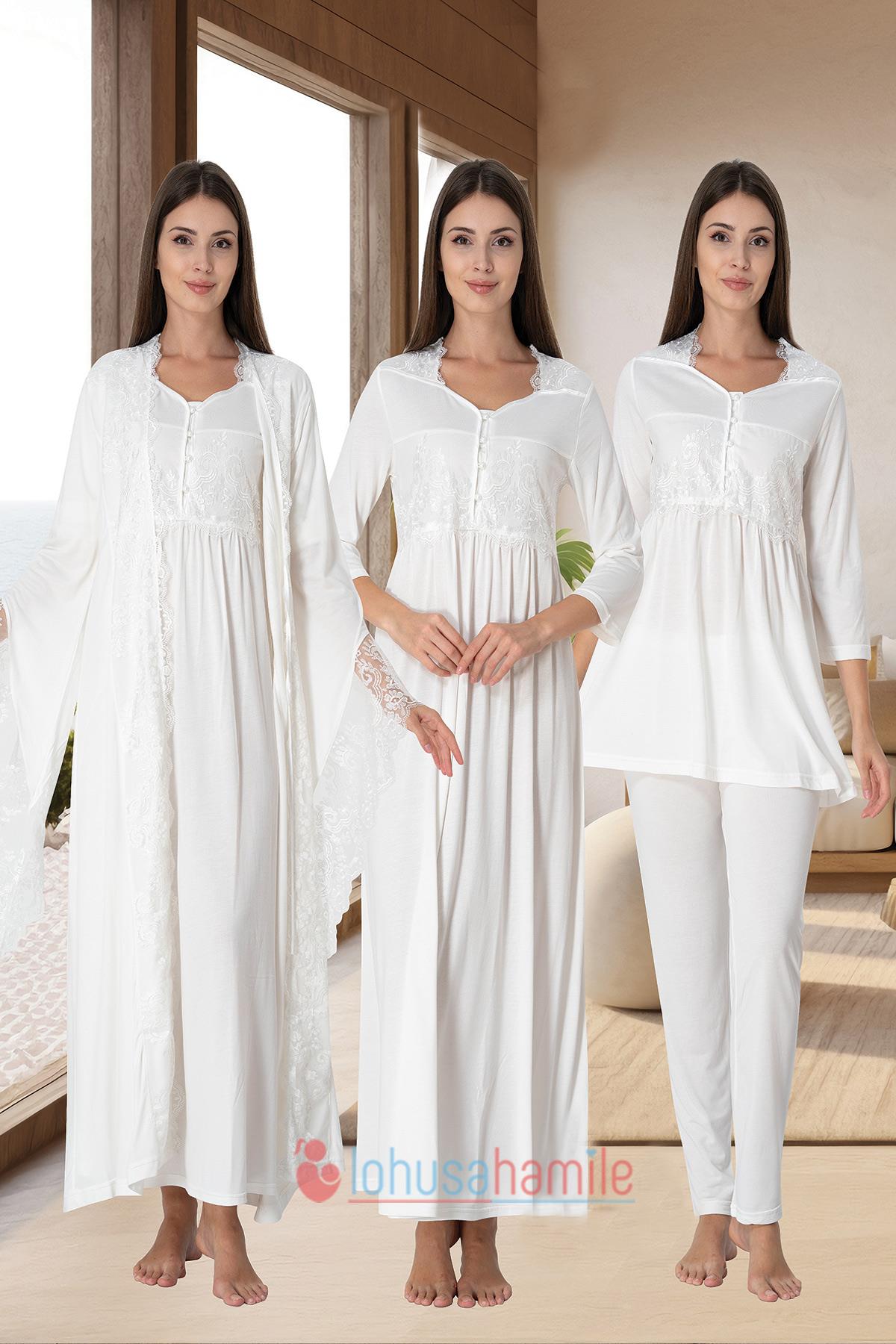 Effortt 3014 Özel Tasarım Lohusa Hamile 4'lü Set