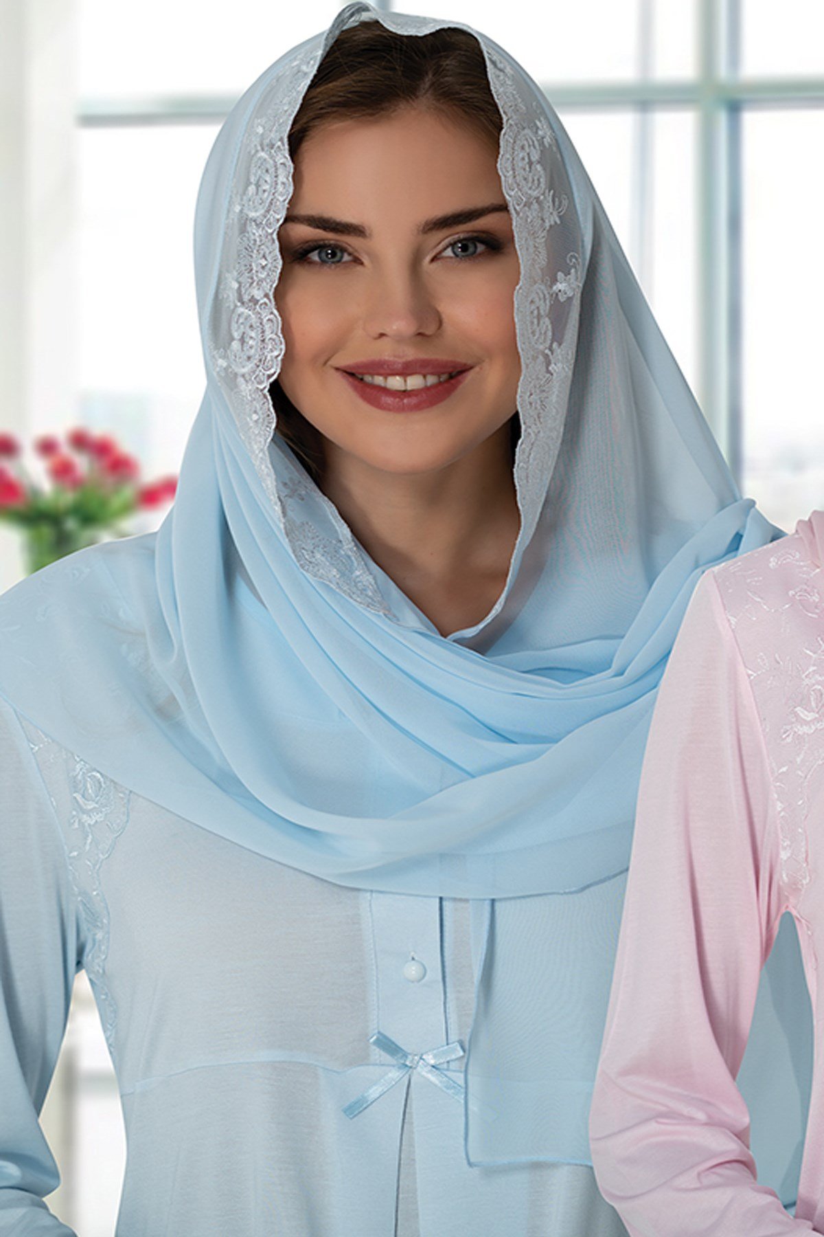 Effortt Mavi Lohusa Hamile Şal