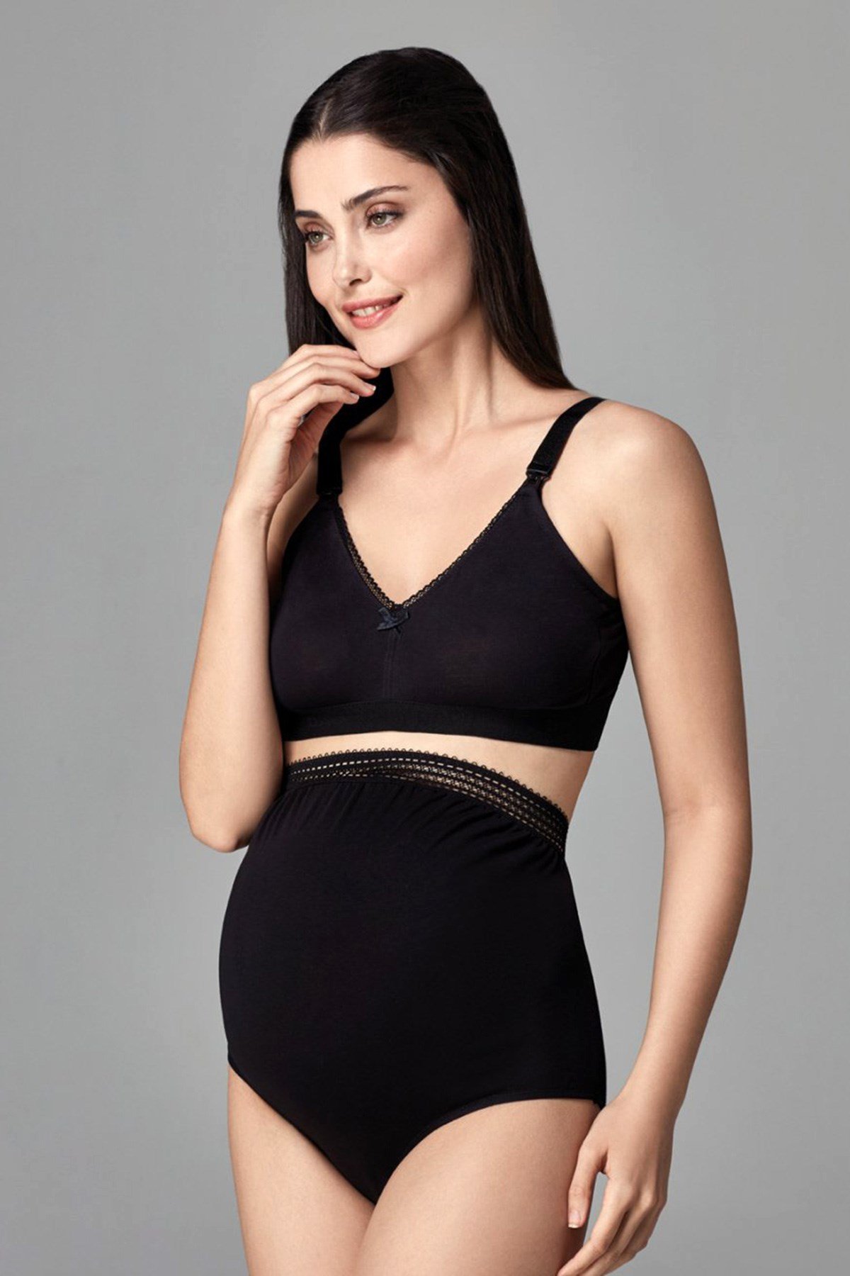 Eros Siyah Hamile Külot