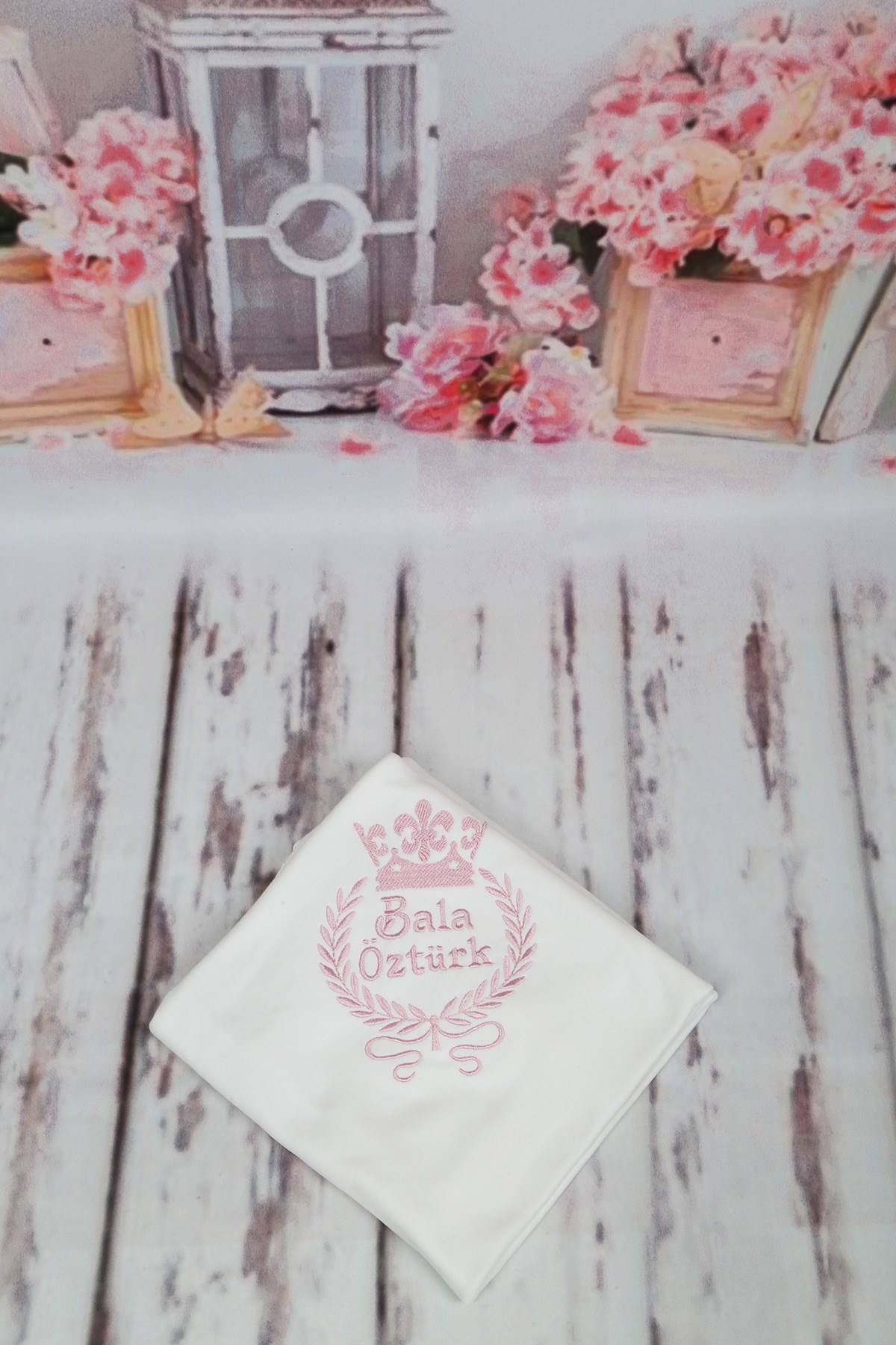 İsme Özel Prenses Tac Desenli Battaniye B7018