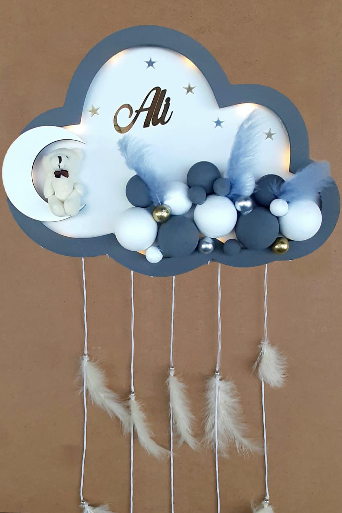 lh09014 İsme Özel Işıklı Hastane Kapı Süsü