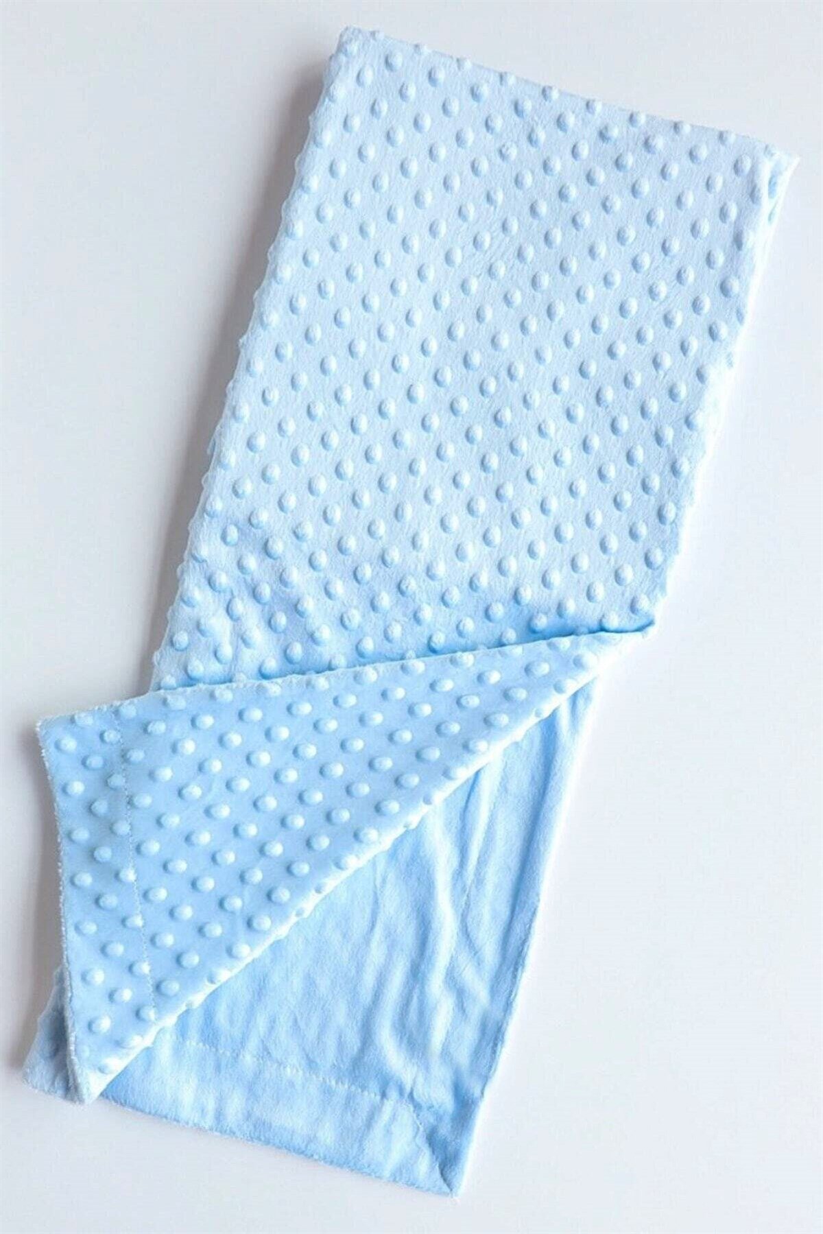 Mavi Nohutlu Bebek Battaniye