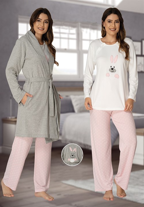 Effortt 3090 Sabahlıklı Lohusa Pijama Takımı