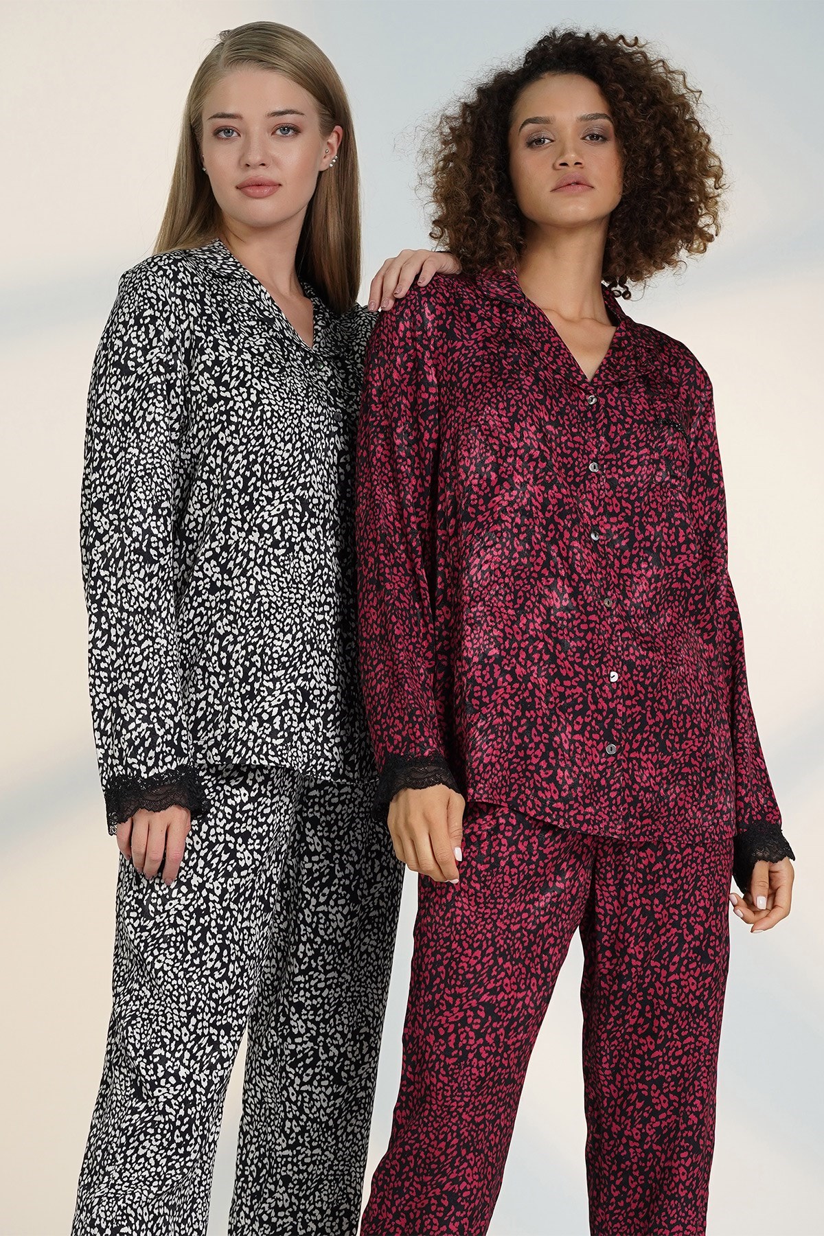 Aqua 21075 Önden Düğmeli Lohusa Pijama Takımı