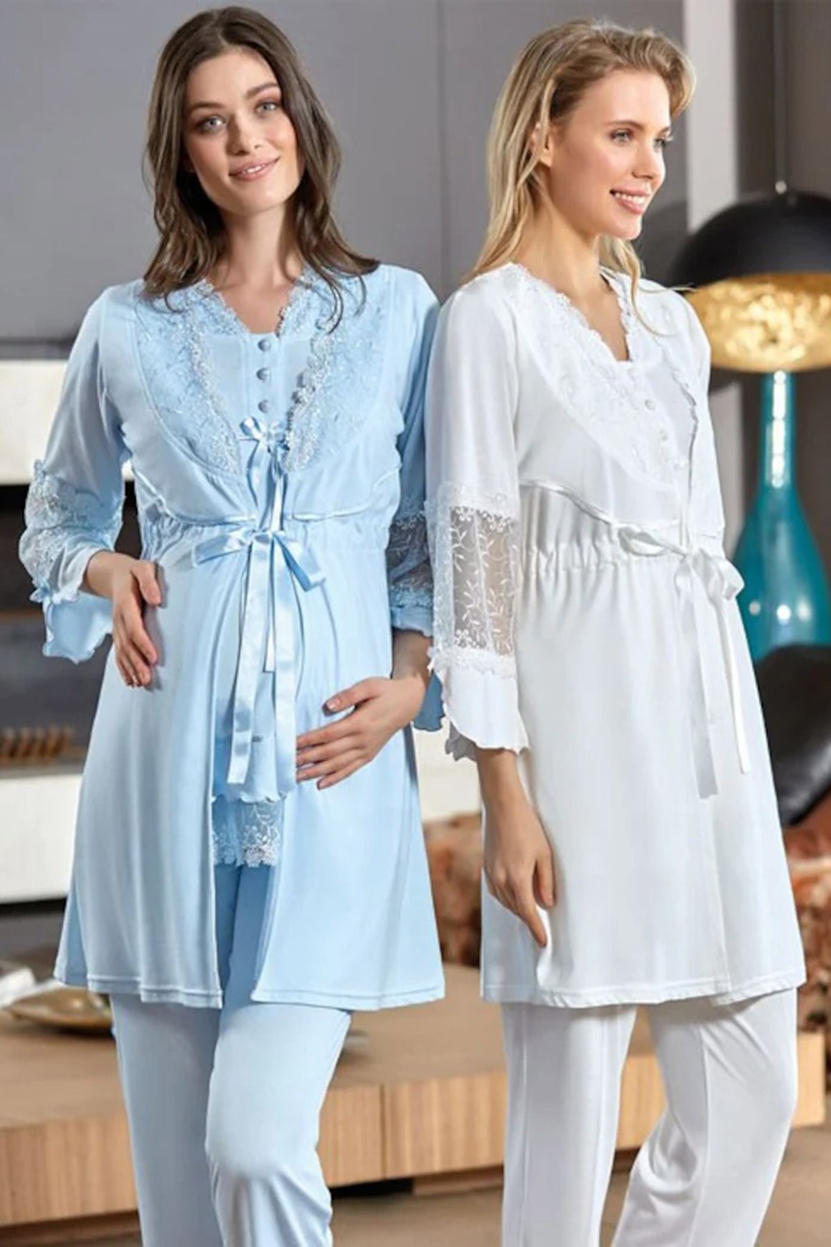 Bone 4503 Sabahlıklı Pijama Takımı