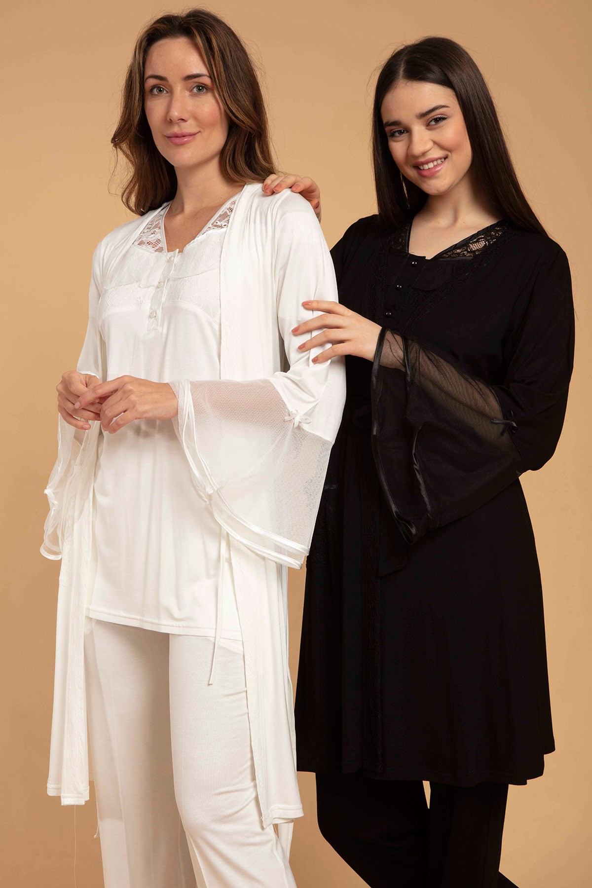 Bone 5212 Spring Sabahlıklı Lohusa Pijama