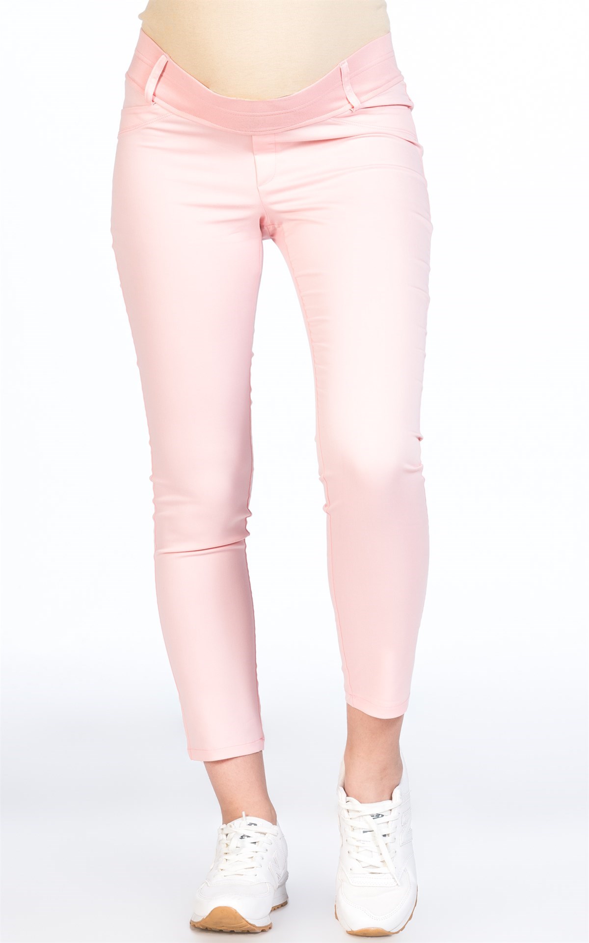 Busa Hamile Gabardın Pantolon Pembe