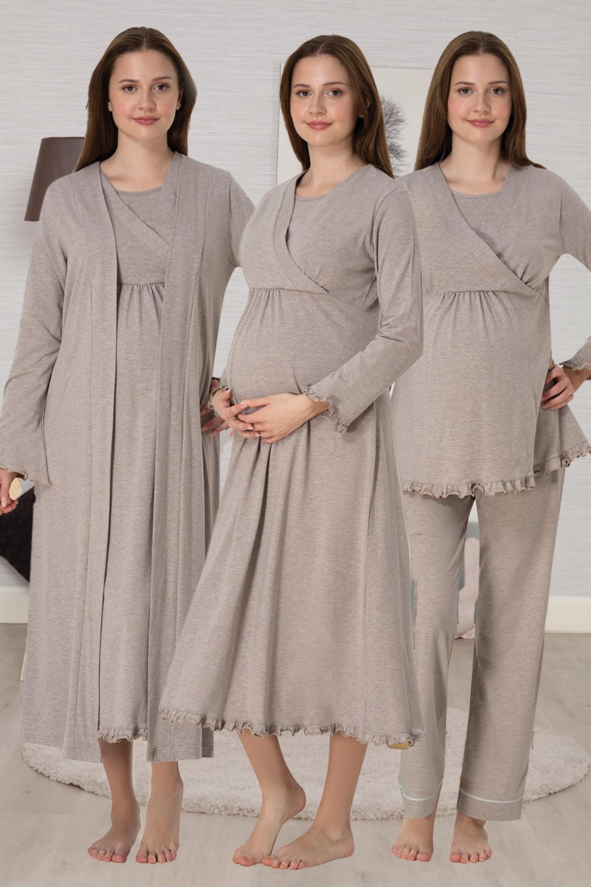 Effortt 4046 Bej 4lü Hamile Lohusa Seti