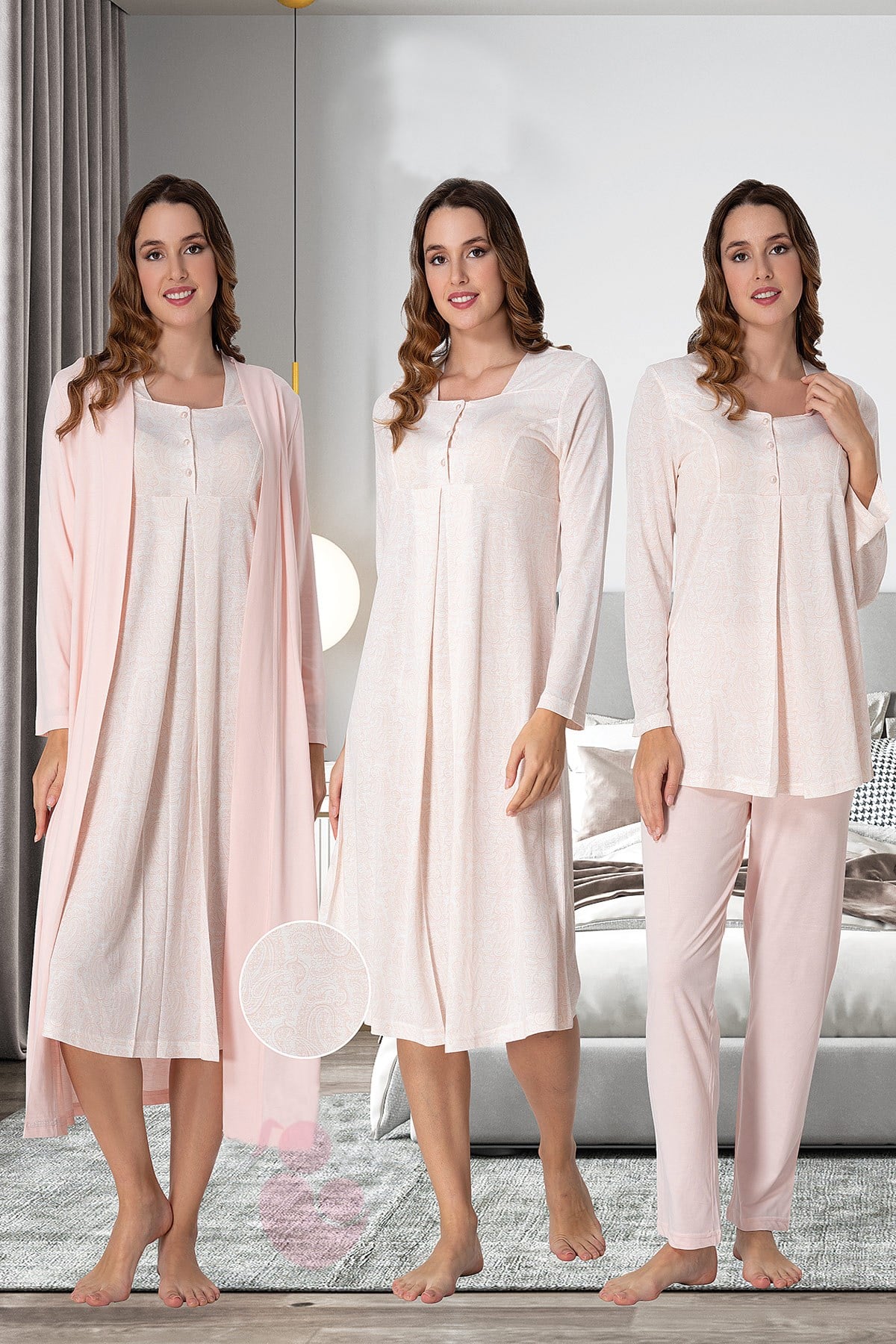 Effortt 9076 Somon Lohusa Hamile 4lü Set