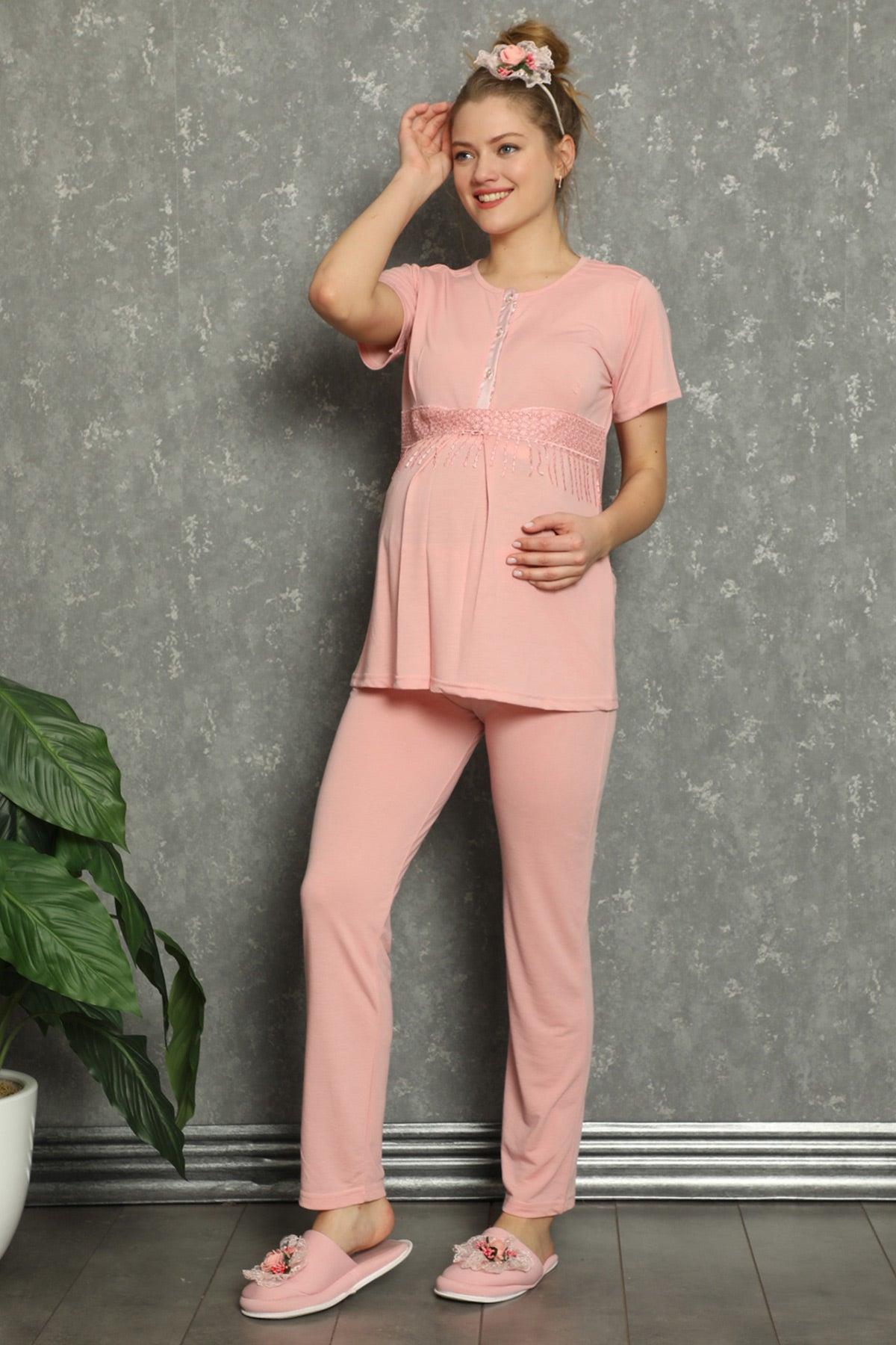 Erdeniz 1141 Somon Lohusa Pijama Takımı