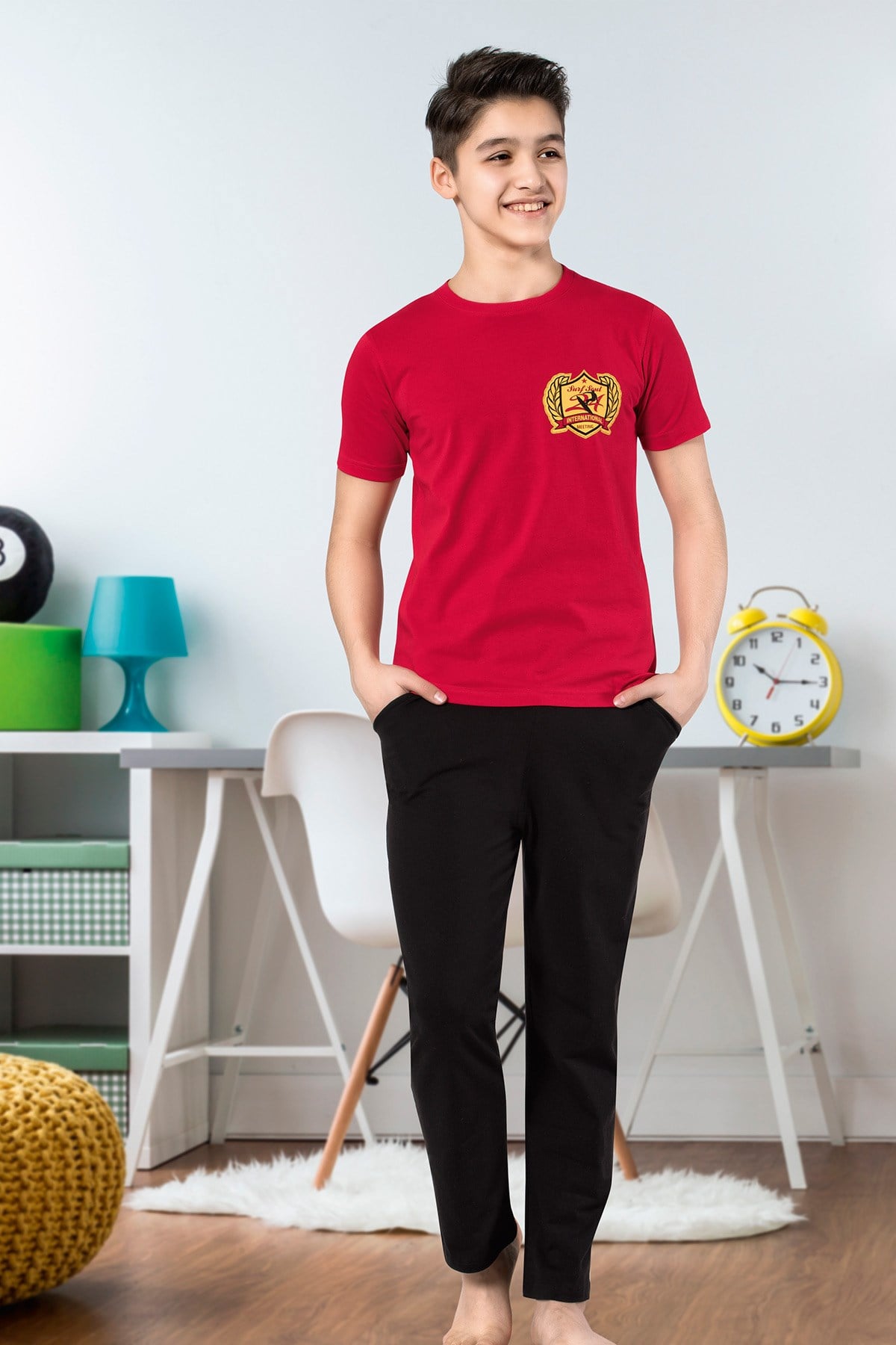 Erkek Çoçuk Garson Pijama Takım 7076