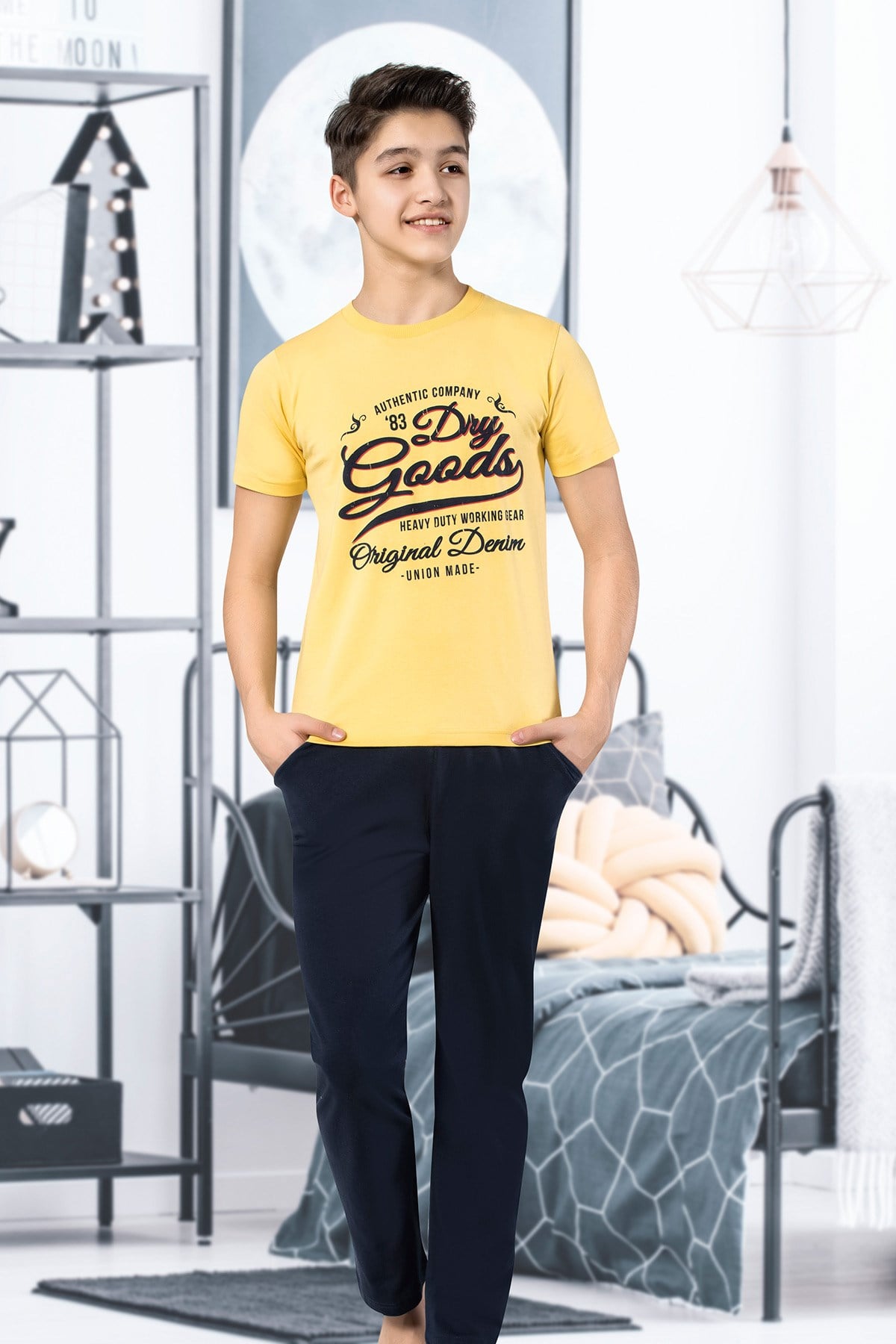 Erkek Çoçuk Garson Pijama Takım 7078