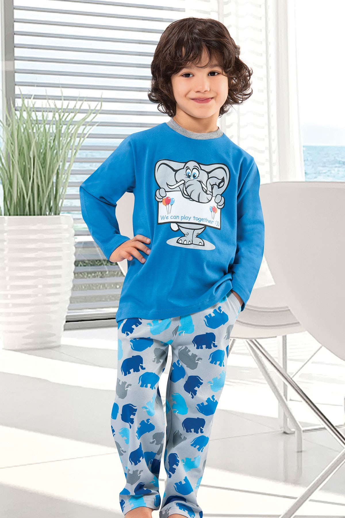 Erkek Çocuk Pijama Takımı-5156 - Lohusa Hamile