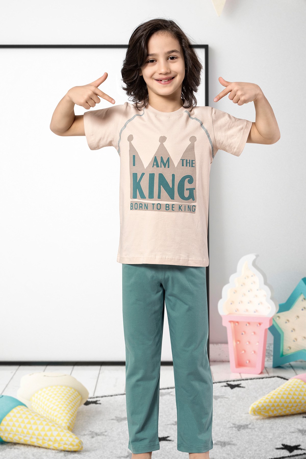 Erkek Çocuk Pijama Takımı-5444