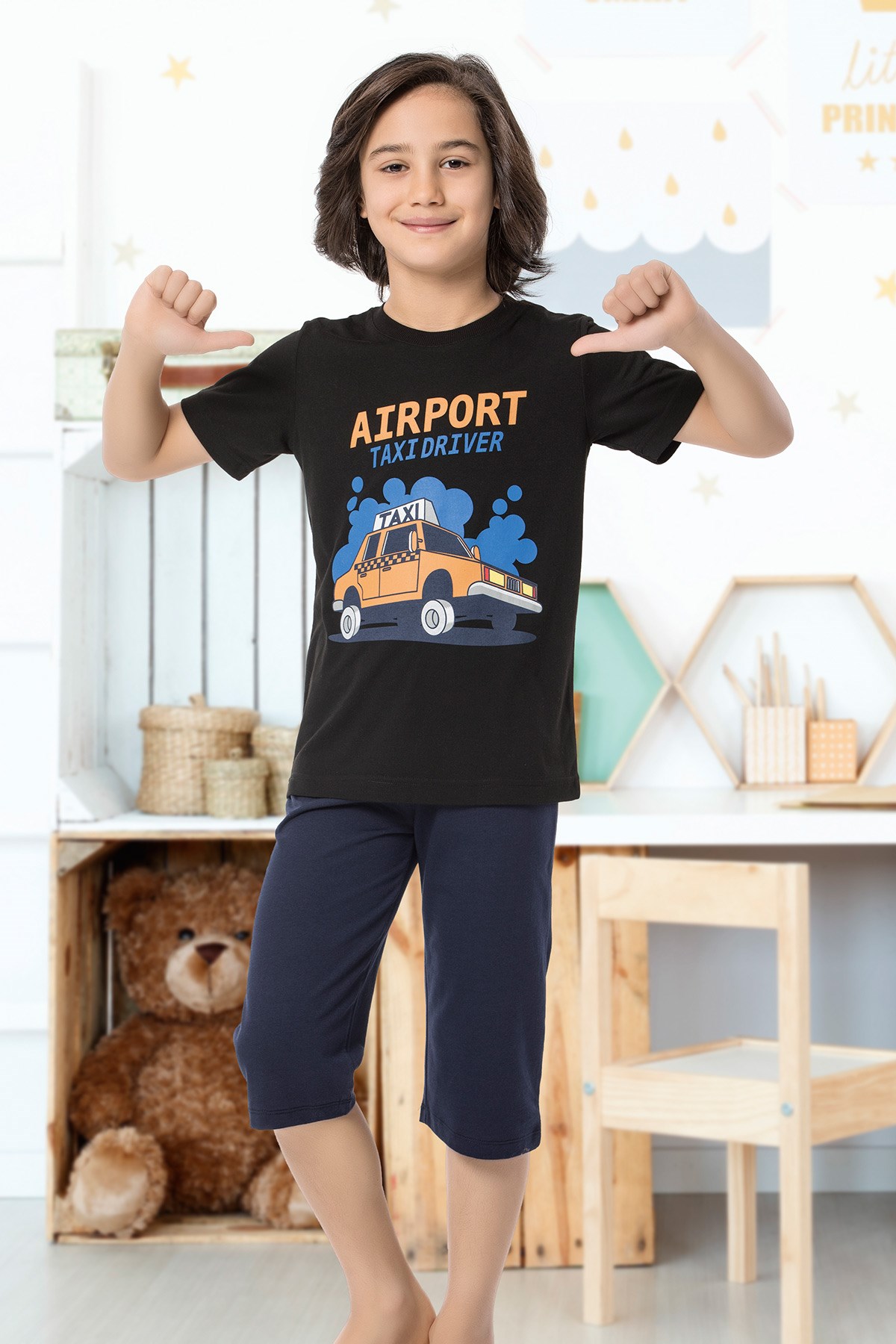 Erkek Çocuk Pijama Takımı-5471