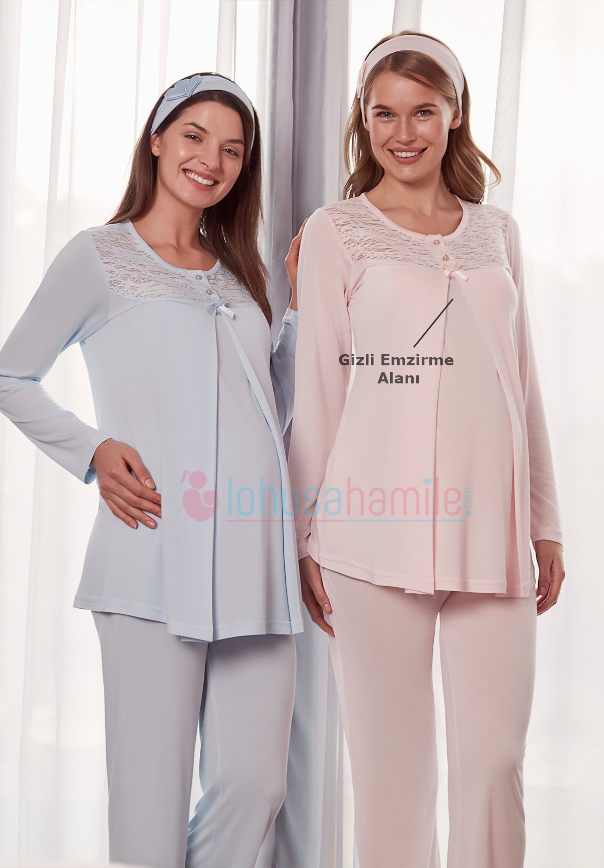 Haluk Bayram 3507 Maternity Pajama Sets