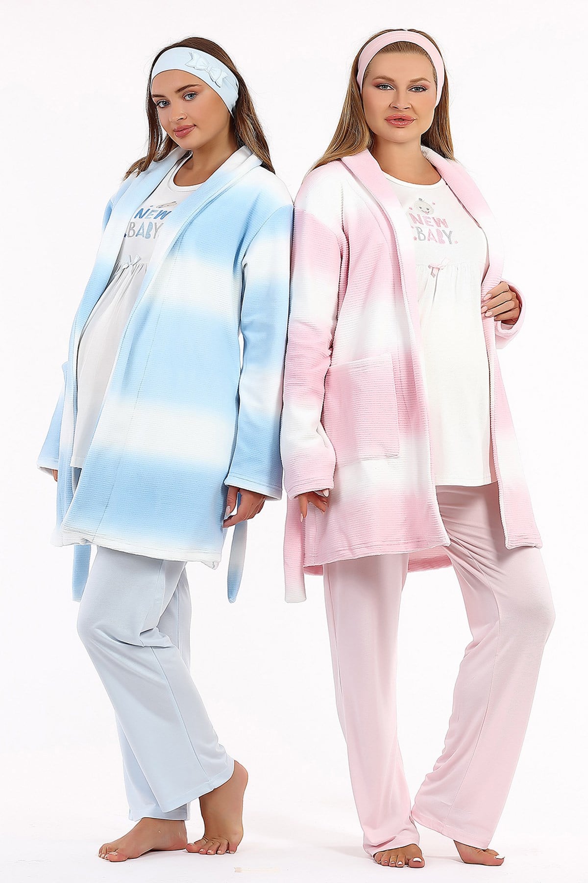 Haluk Bayram 4020 Polar Sabahlıklı Lohusa Pijama