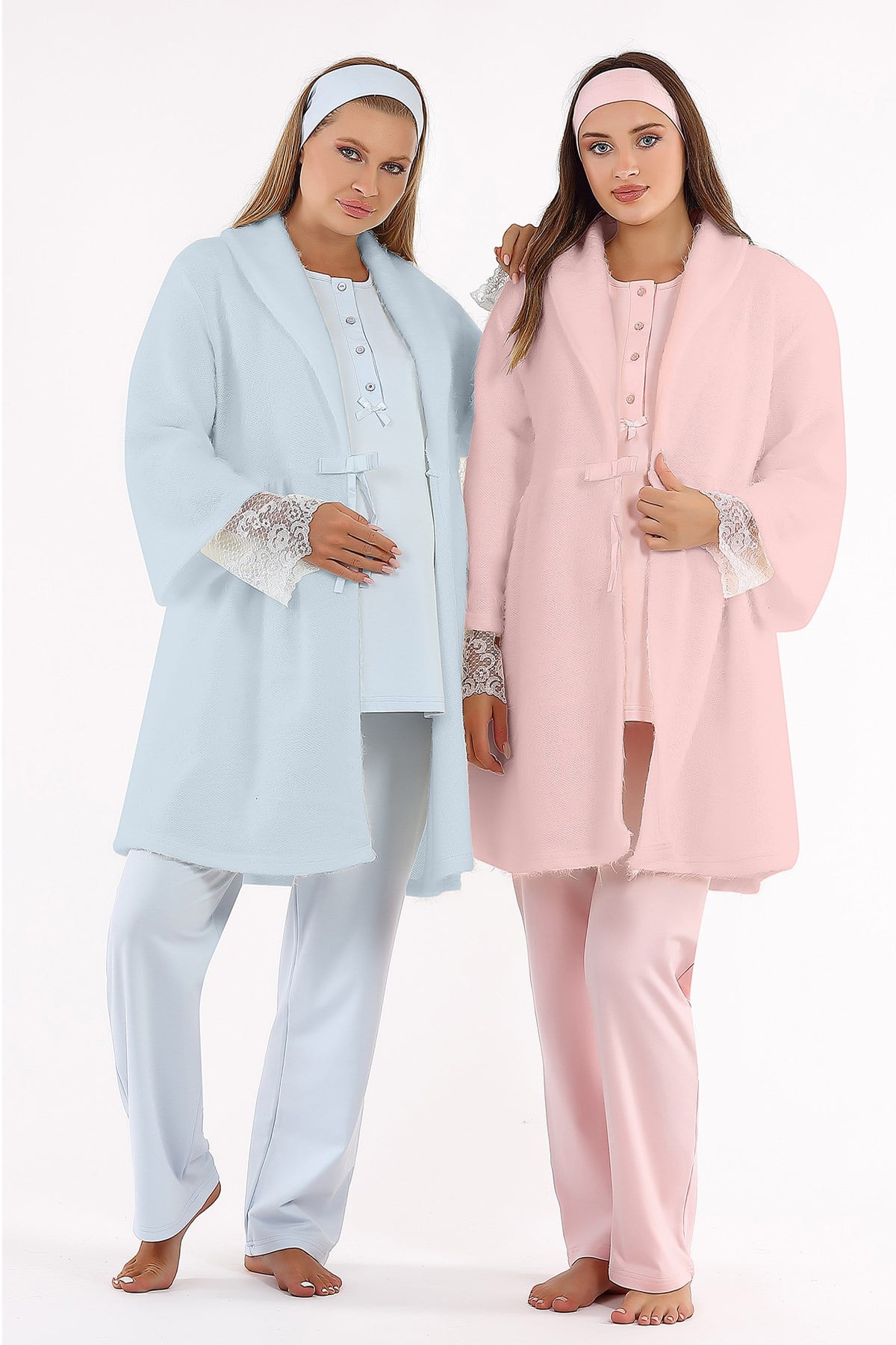 Haluk Bayram 4222 Sabahlıklı Lohusa Pijama Takımı
