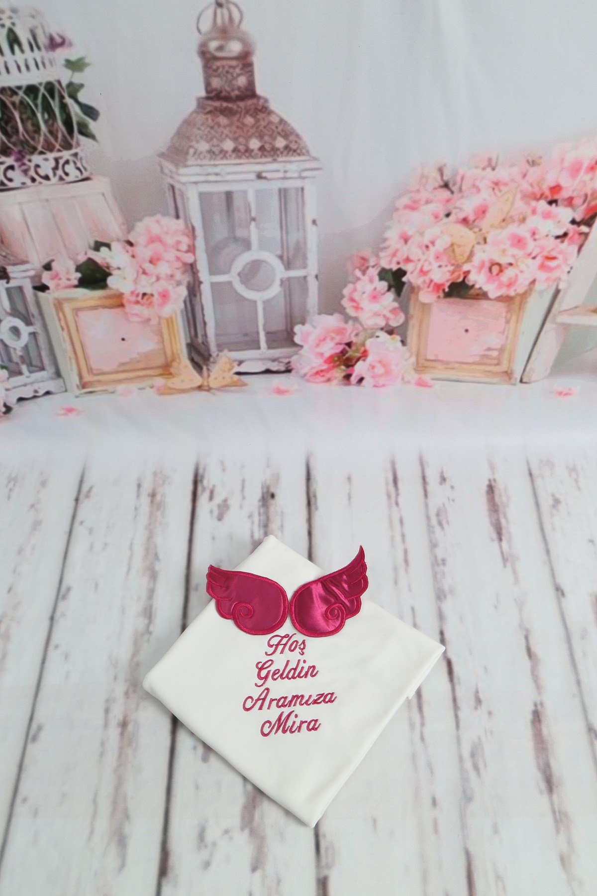 İsimli Kanatlı Bebek Battaniye B7015