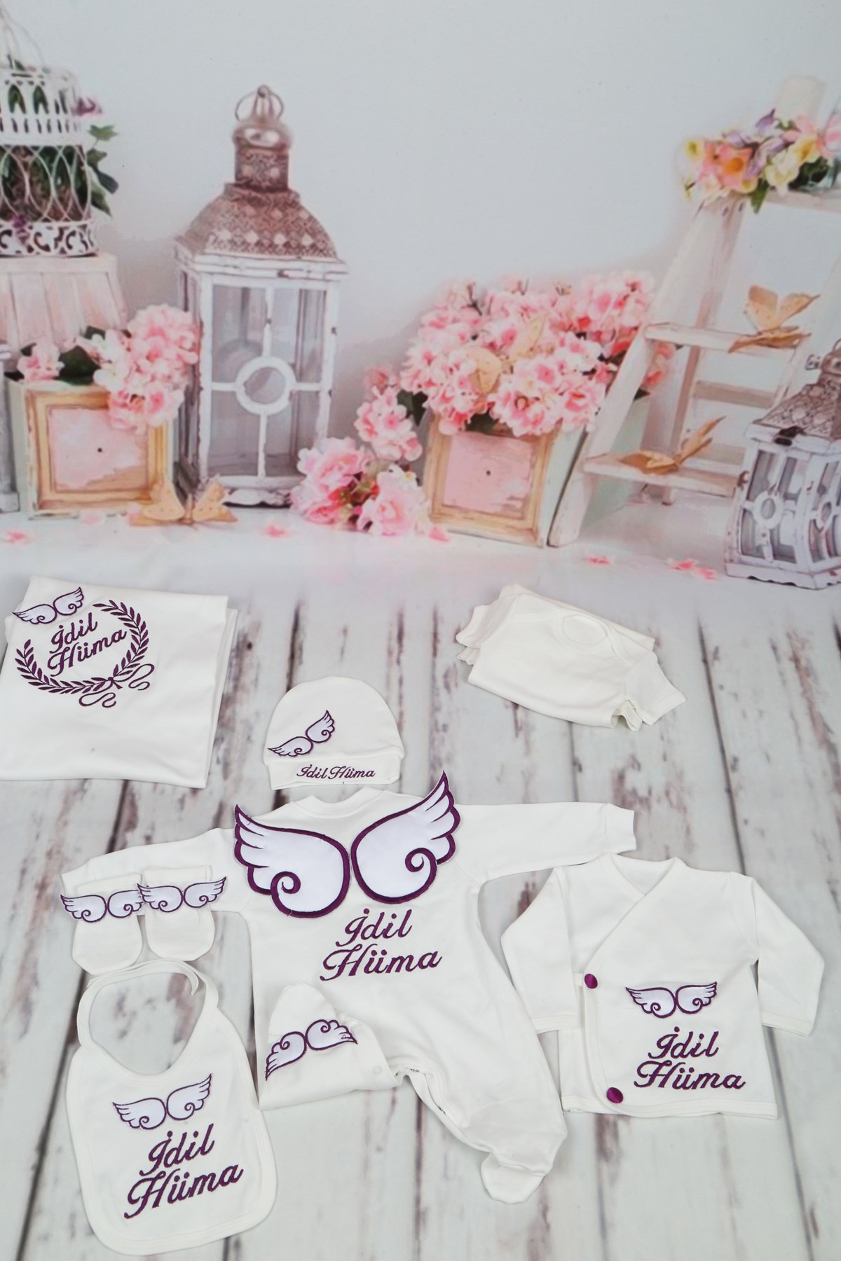 Personalized Hospital Exit Set of 10 with Name LH1059