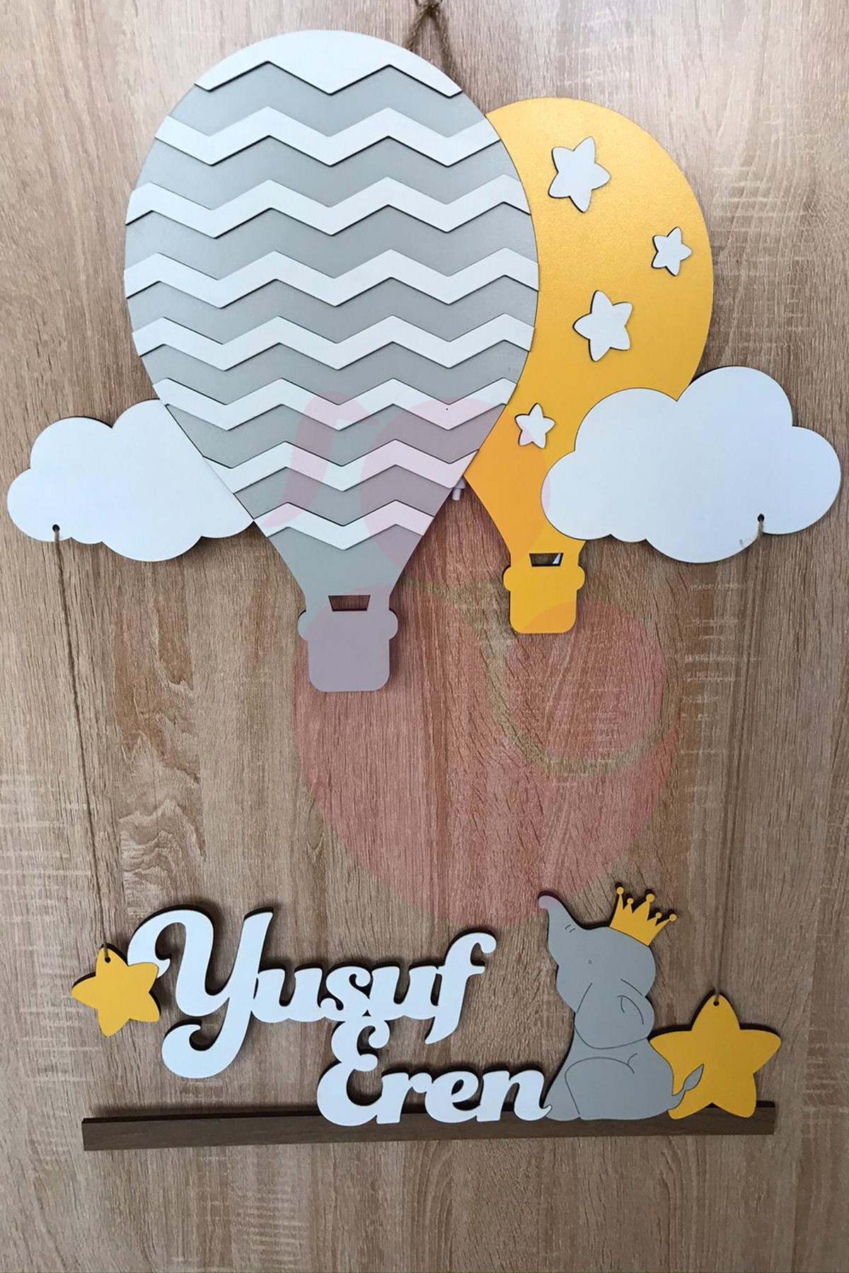 İsme Özel Işıklı Kapı Süsü LH90015