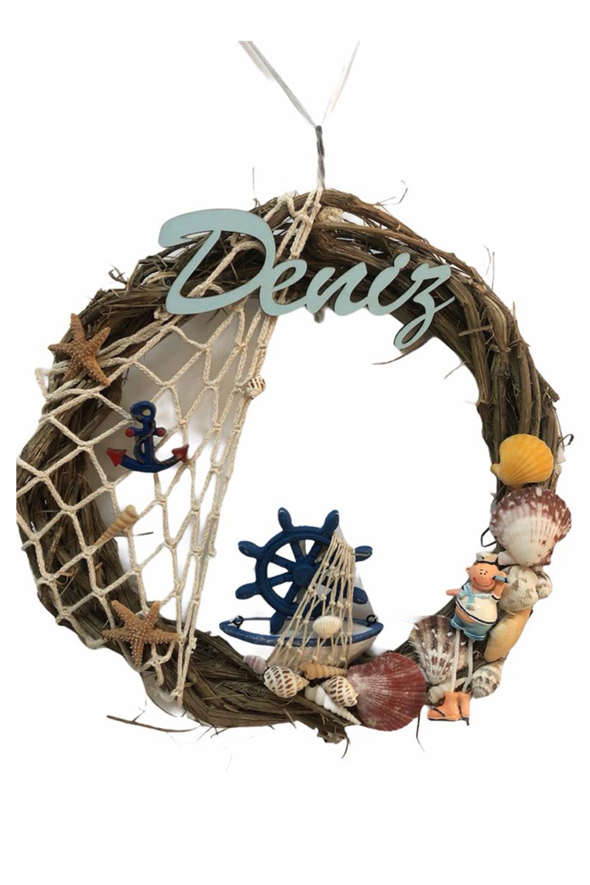 İsme Özel Kaptan Temalı Kapı Süsü LH90024