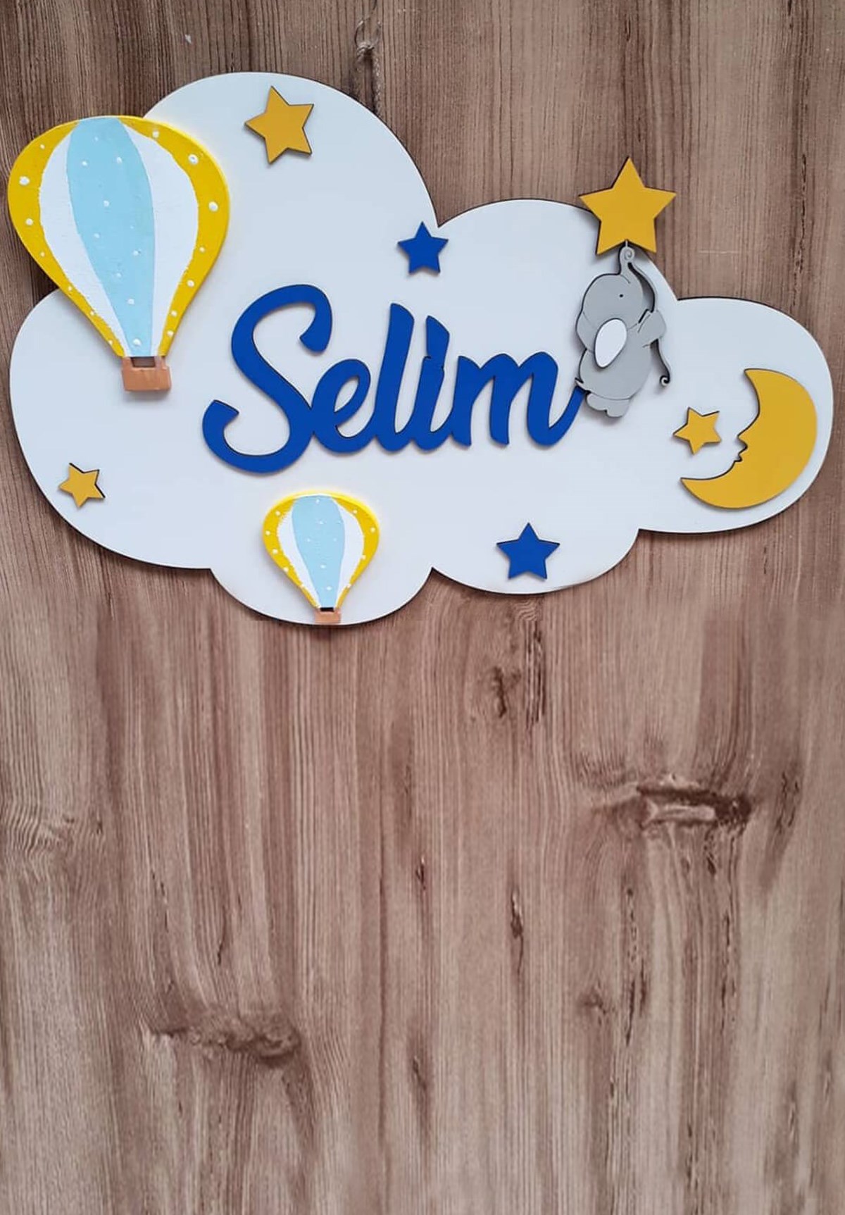 isme Özel Pleksi Kapı Süsü LH9008