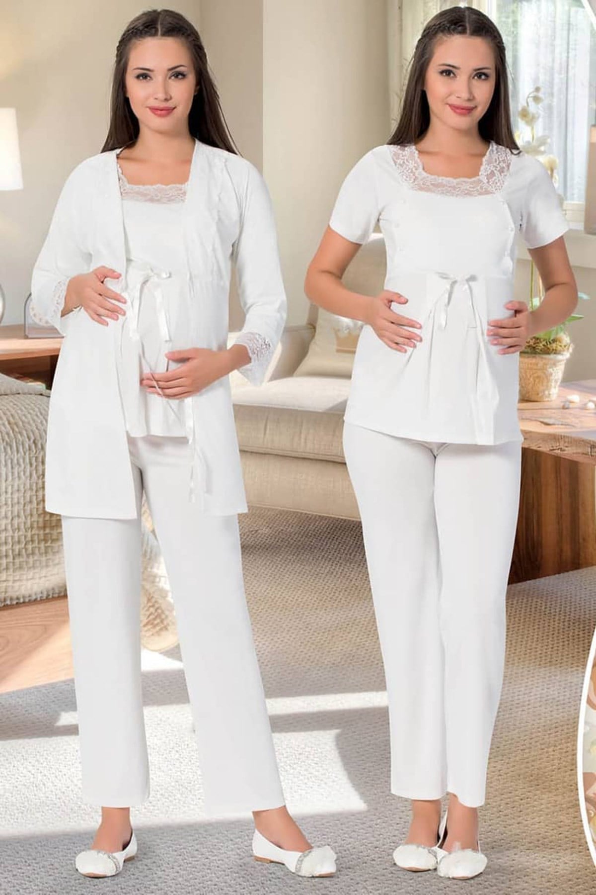 jenika 26001 Sabahlıklı Pijama Takımı