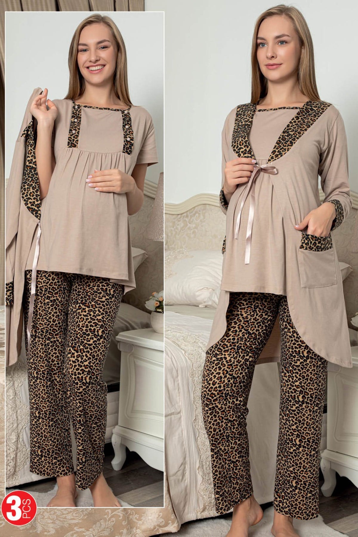 jenika 49262 Sabahlıklı Pijama Takımı