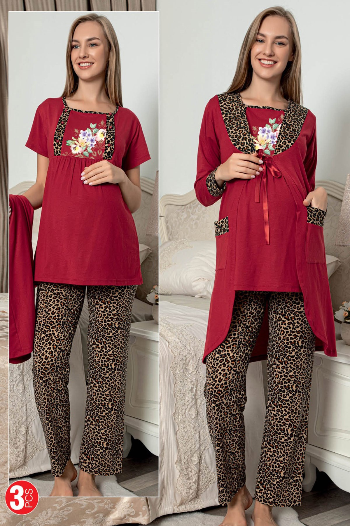 jenika 49264 Sabahlıklı Pijama Takımı
